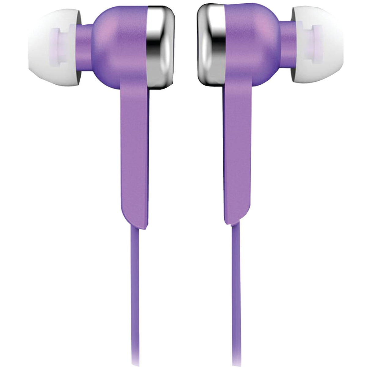 IQ Sound Wired In-Ear Digital Stereo Earphones with 3.5-mm Connector, Powerful Bass, IQ-113, Purple