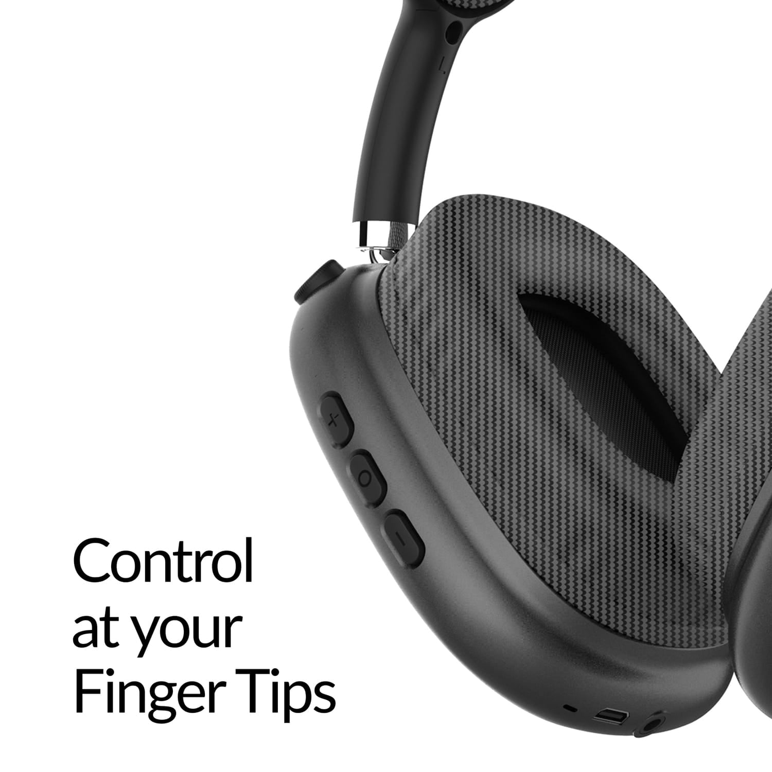 IQ Sound Bluetooth Over-Ear High-Performance Headphones with Mic, FM Radio, and 3.5-mm Aux Input, up to 6 Hours Play Time, IQ-170BT, Black