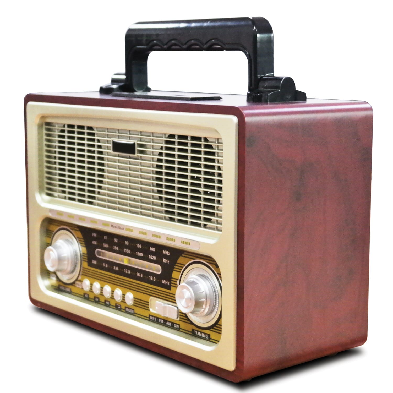 Supersonic Multi-Function Bluetooth Speaker with Rechargeable Battery
