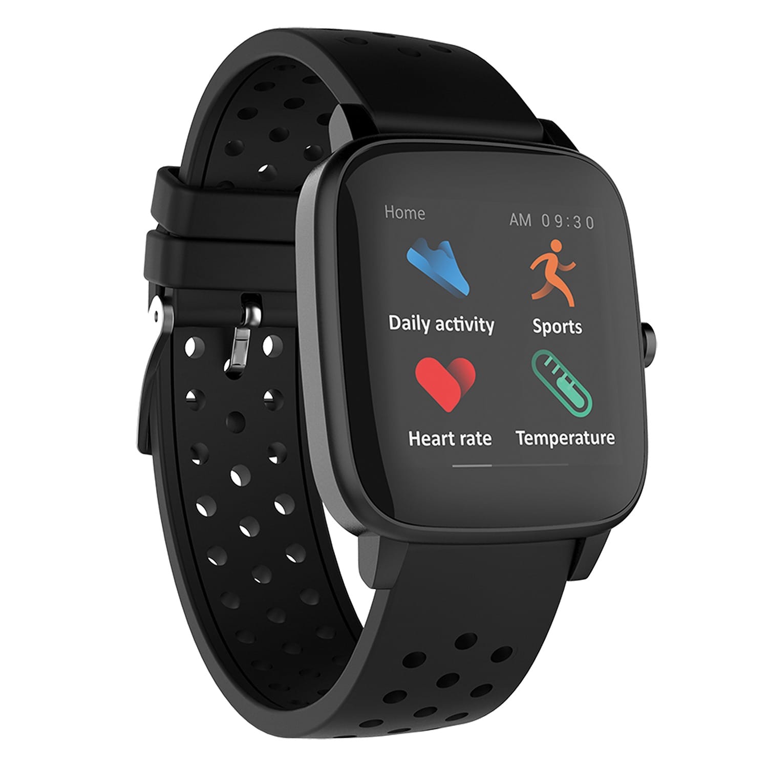 Supersonic Smartwatch with 1.4-In. Color Touch Screen, Bluetooth, Body Temp/Heart Rate/Blood Pressure/Blood Oxygen, Sports Tracking, IP68 Waterproof