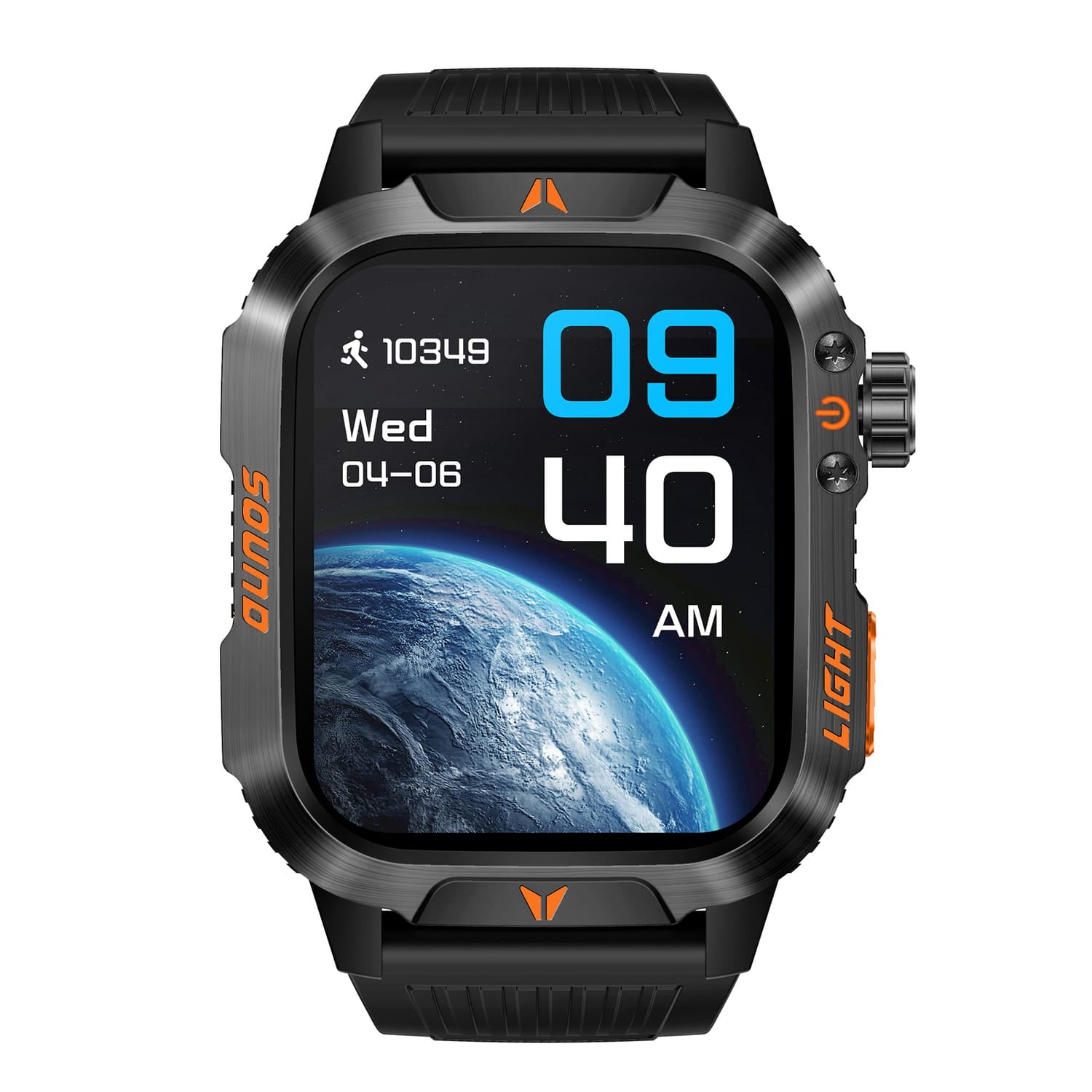 Supersonic XPLORE EDGE with 2-In. Color Touch Screen, Bluetooth, Heart Rate/Blood Pressure/Blood Oxygen/Sleep/Activity, and IP67 Water-Resistant