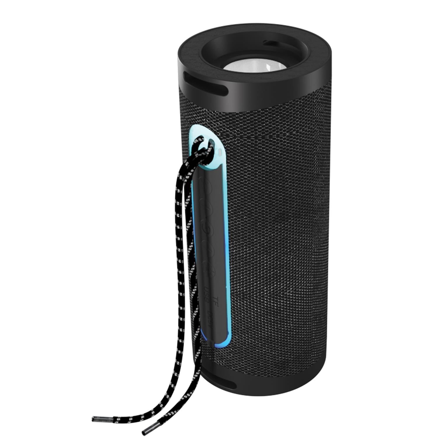 Supersonic Portable Bluetooth Speaker with LED Flashlight and Speakerphone, SC-2340BT, Black