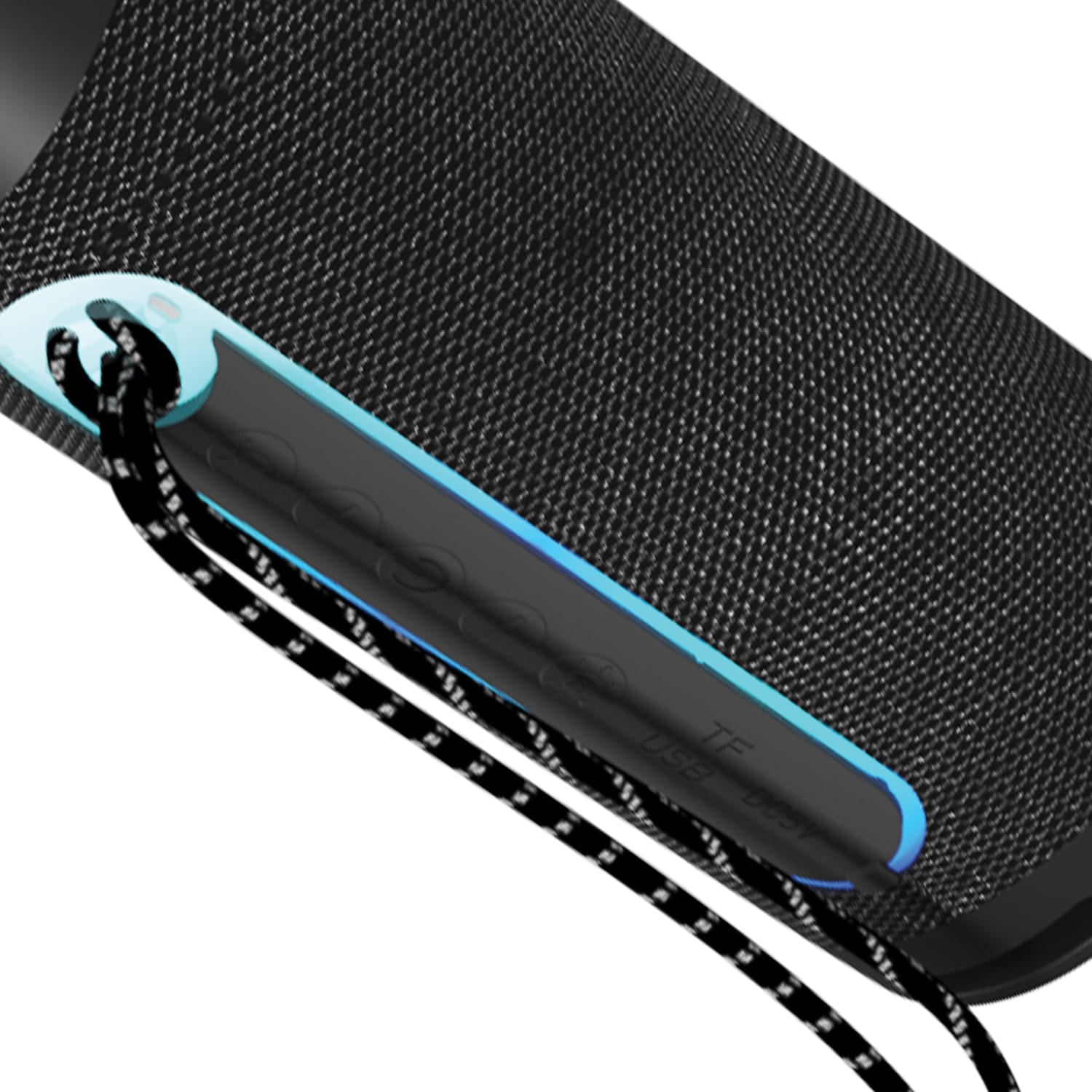Supersonic Portable Bluetooth Speaker with LED Flashlight and Speakerphone, SC-2340BT, Black