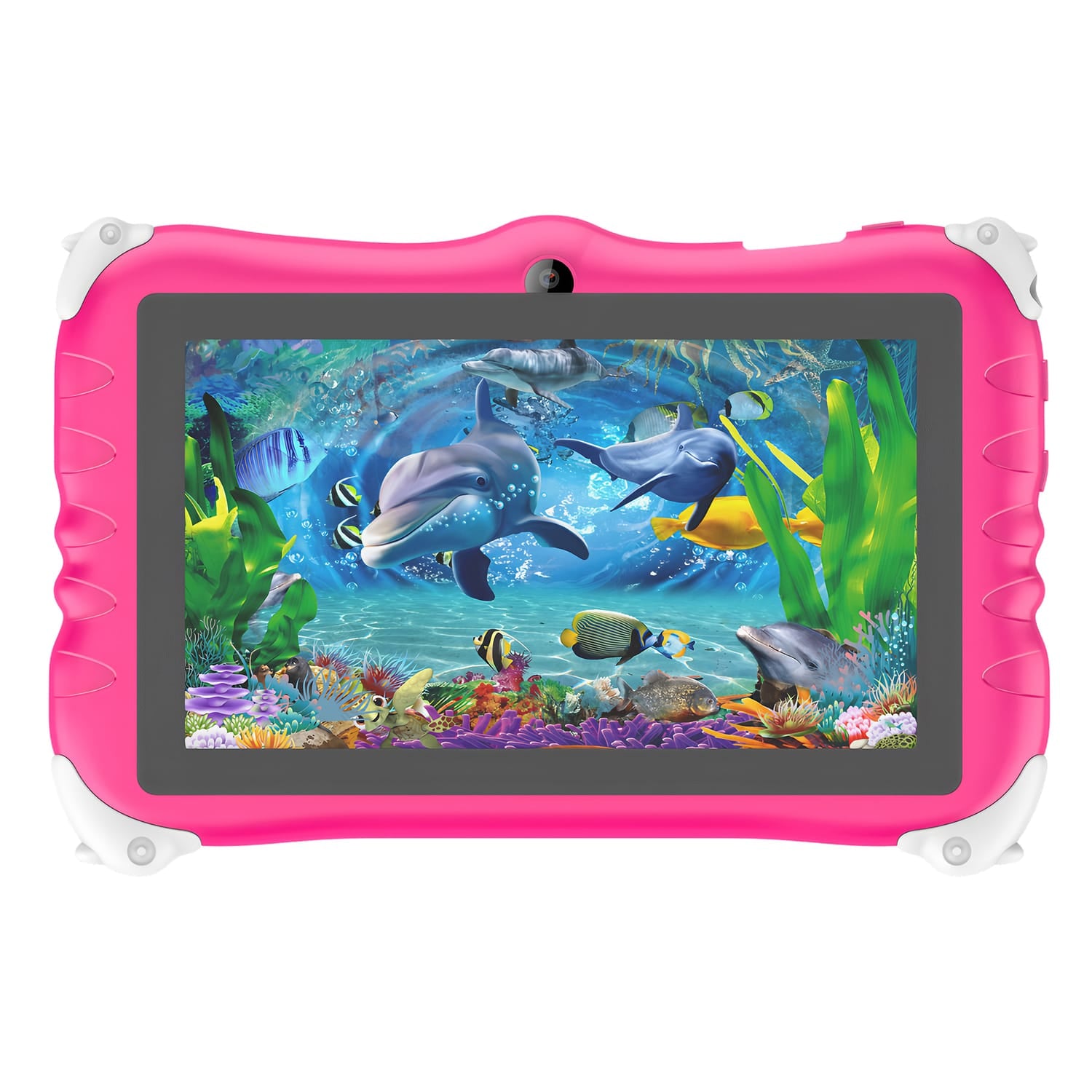Supersonic 7-In. Kids Android 15 Sonic 7 Jr. Tablet with Bluetooth 4.2, SC-780KT, Pink