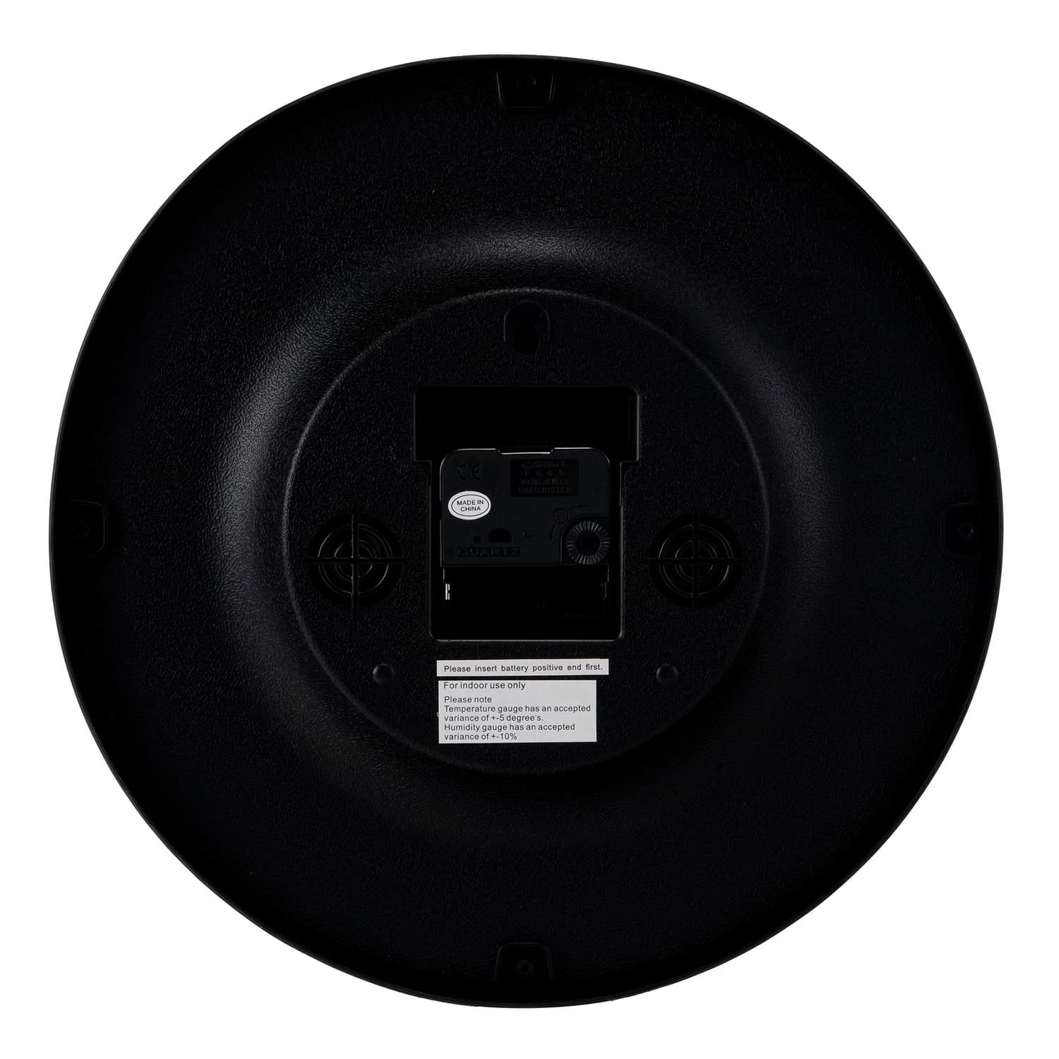 Timekeeper 12" Temperature & Humidity Wall Clock
