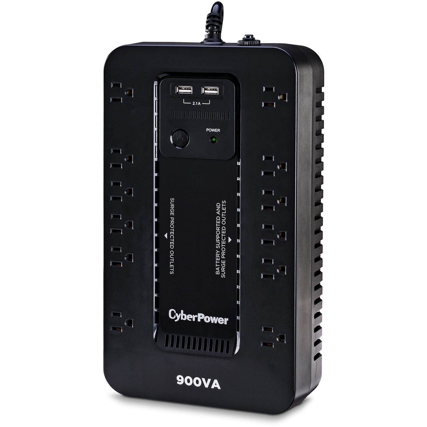 CyberPower 900VA/500W 12-Outlet Standby UPS - New Battery Certified Refurbished