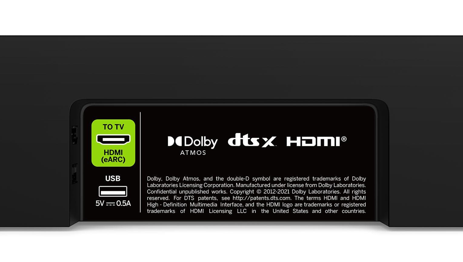 Vizio 33" Dolby Atmos 5.1 Ch Soundbar System with Dolby Atmos and DTS:X, Black - Certified Refurbished