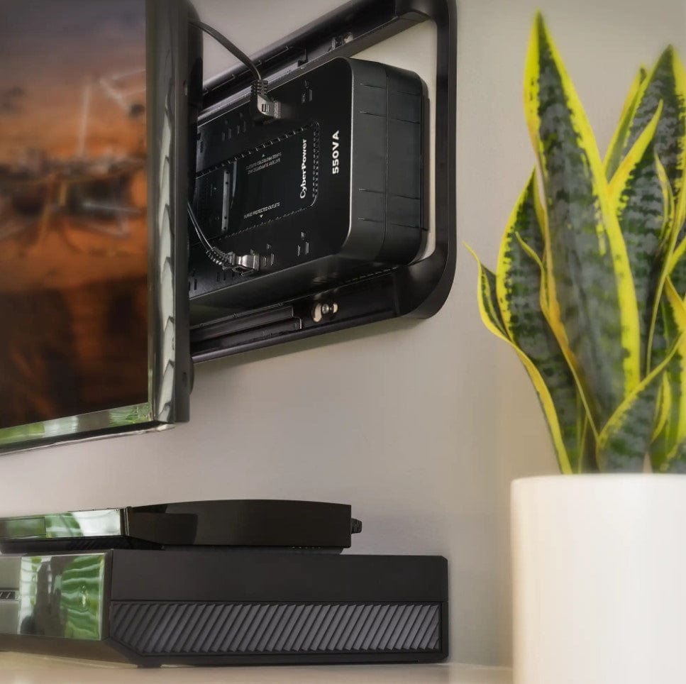 Cyber Power 550VA/330W Battery Backup UPS System with 8 Outlets, Black - Cerified Refurbished