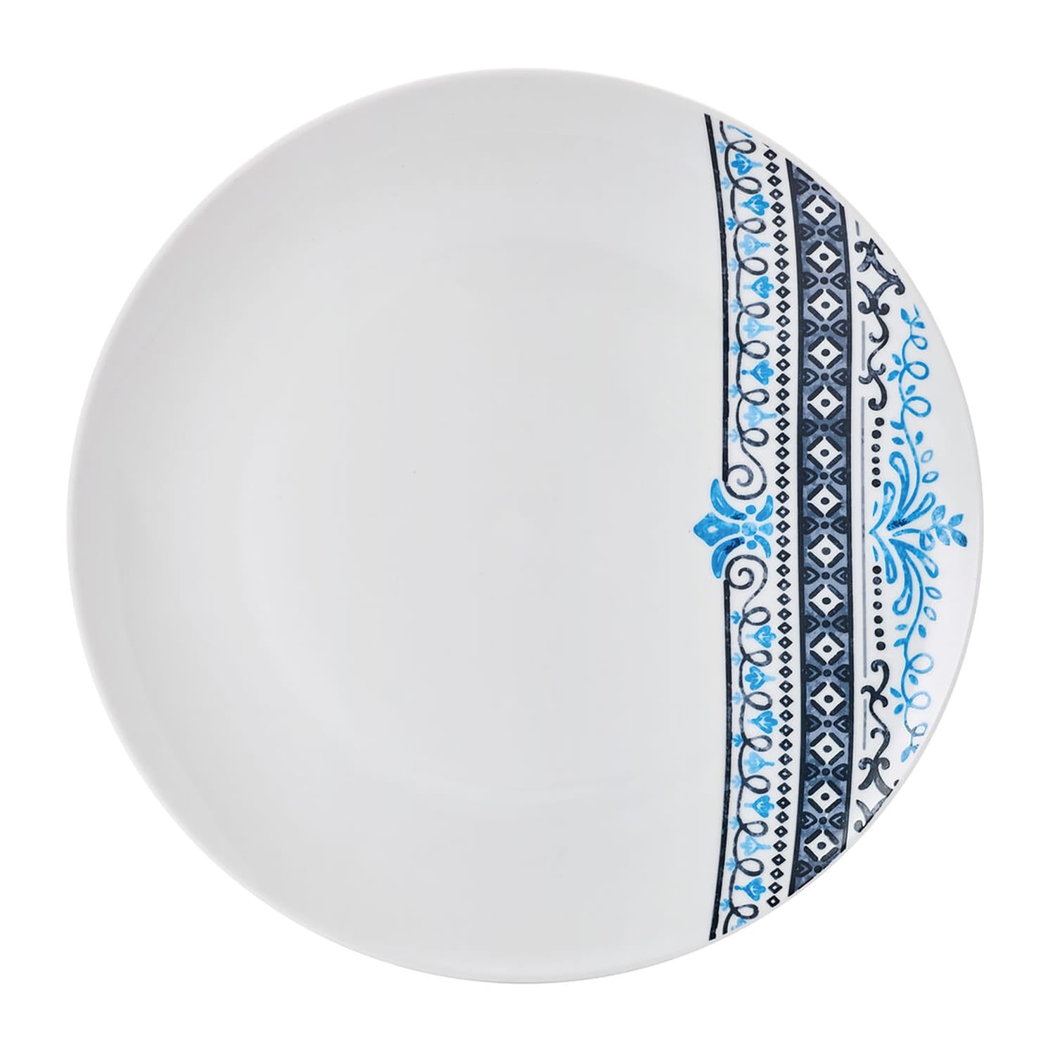 Studio Nova 12-Piece Porcelain Dinnerware Set, Michele Pattern