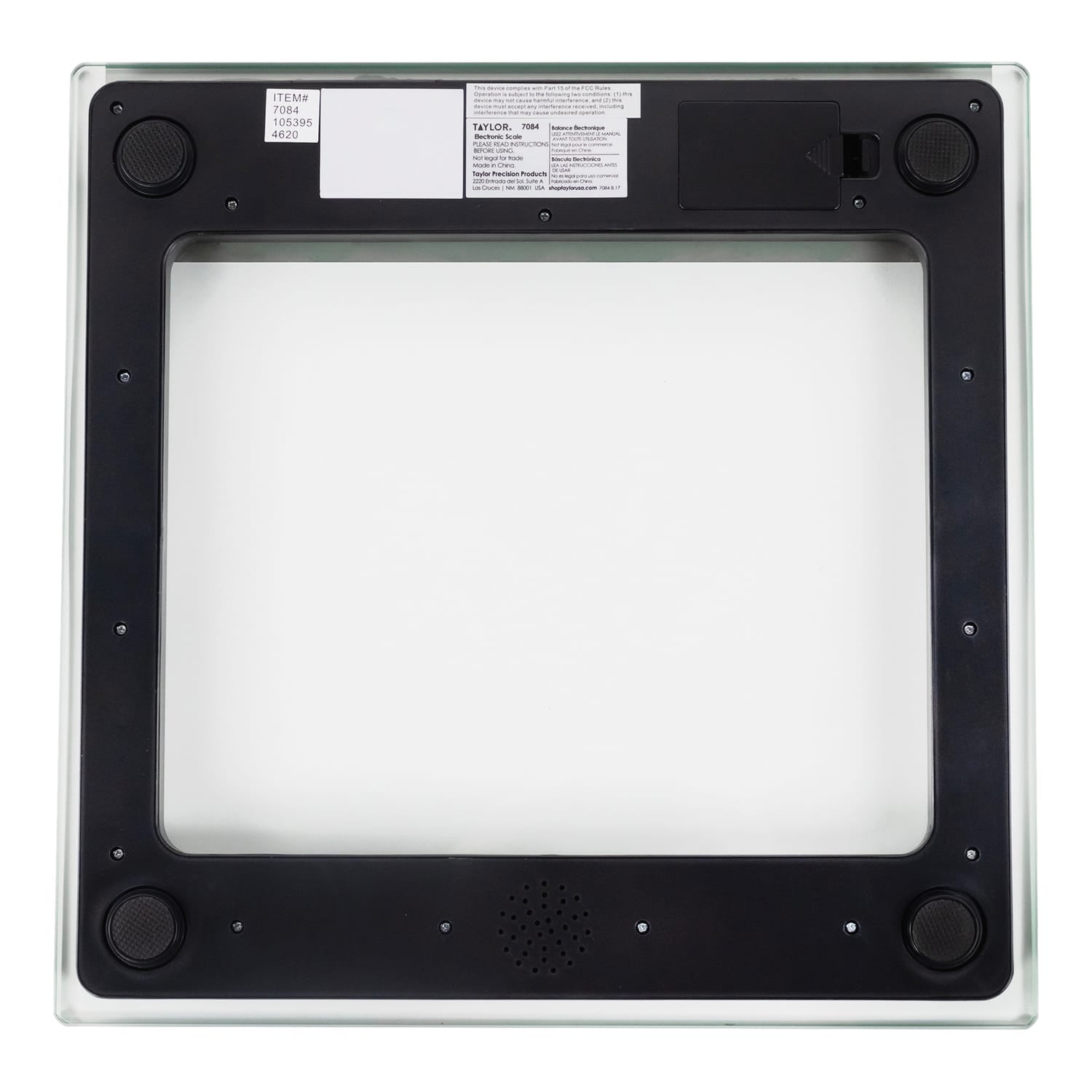 Taylor Precision Products Talking Digital 440-lb Capacity Bathroom Scale