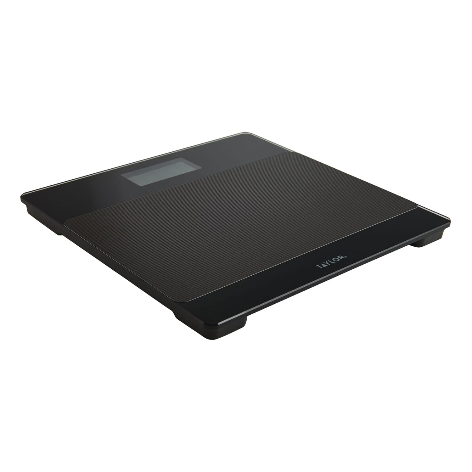 Taylor Precision Products Digital Glass Nonslip-Platform Bathroom Scale, 400-Lb. Capacity