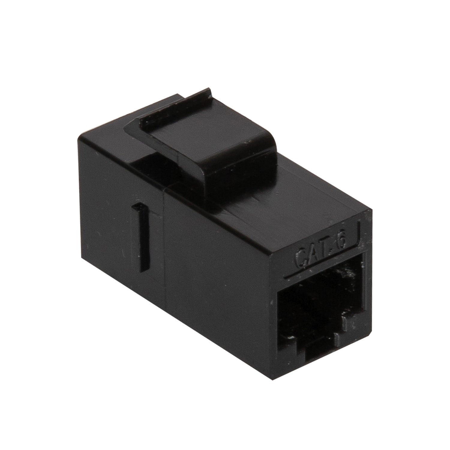 Vericom VGC Series CAT-6 UTP RJ45 Keystone Coupler, Unshielded, Black