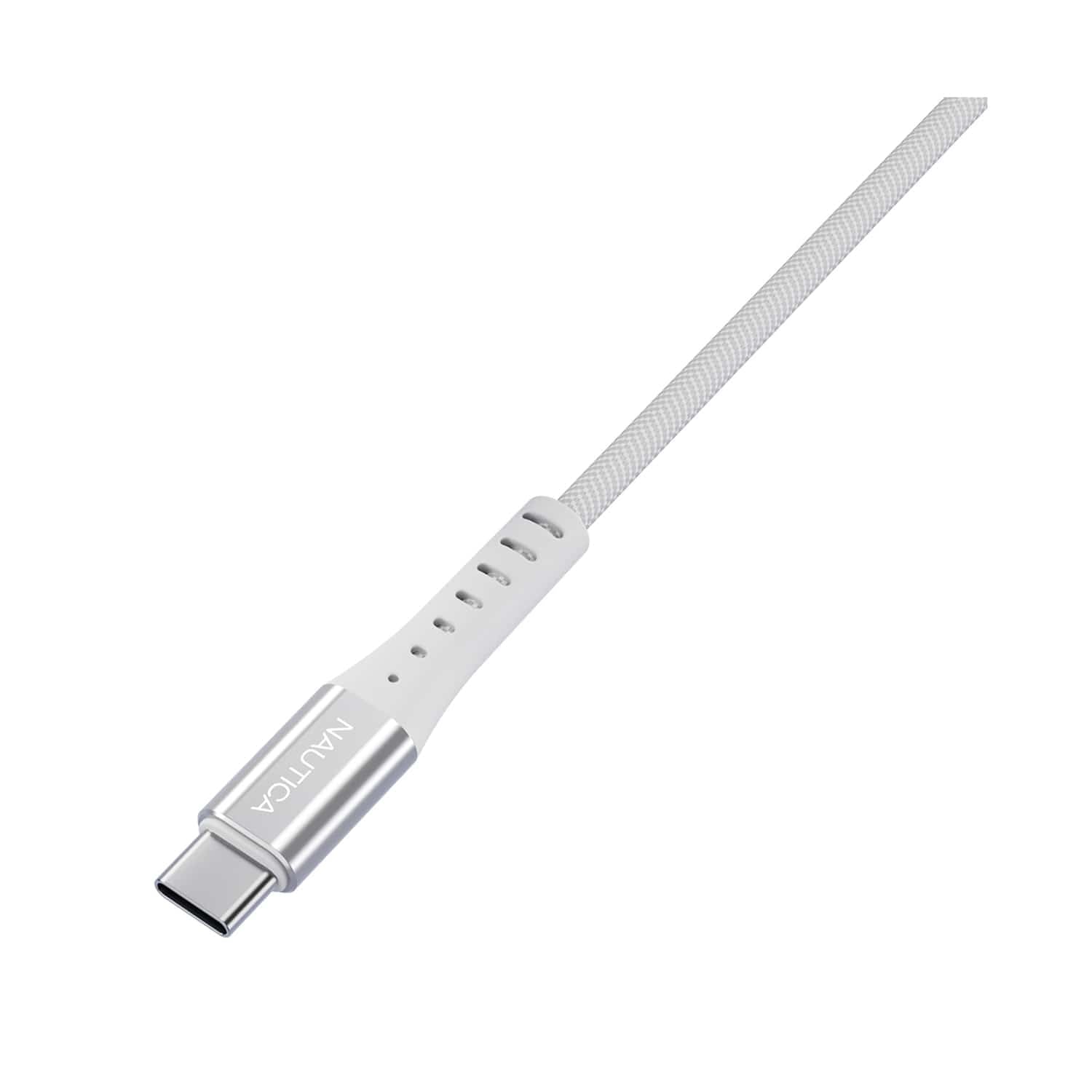 Nautica 4-Ft. 60-Watt 3-in-1 Multi-Port Cable, Urban CB600, White
