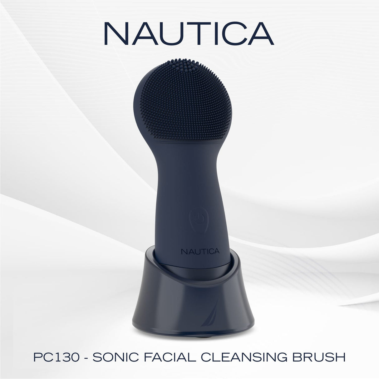 Nautica Sonic Facial Cleansing Brush, PC130, Navy