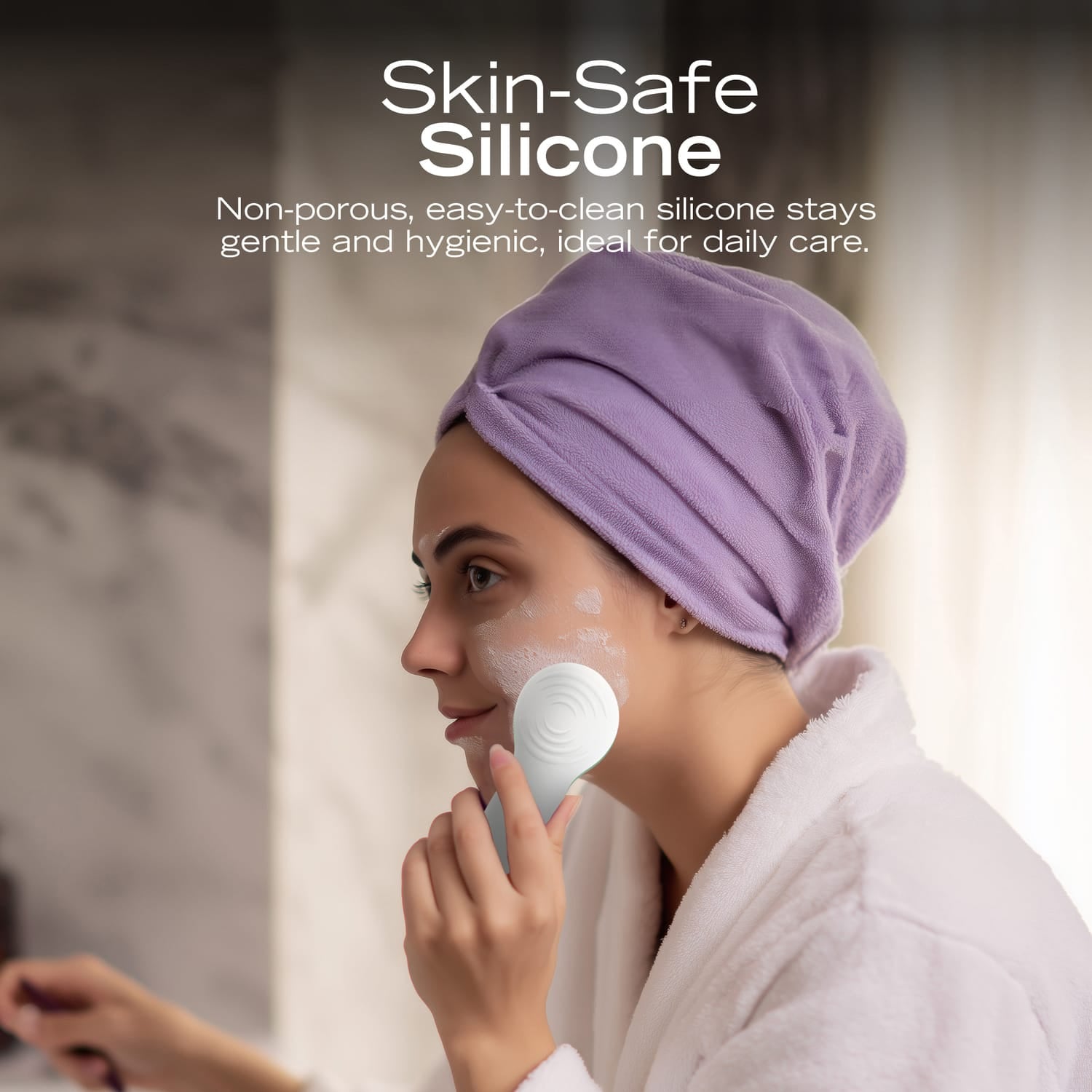 Nautica Sonic Facial Cleansing Brush, PC130, Milk