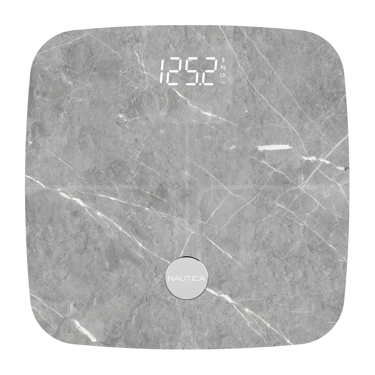 Nautica Smart Body Tracker Scale Plus, 440-Lb. Capacity, Travertine Stone