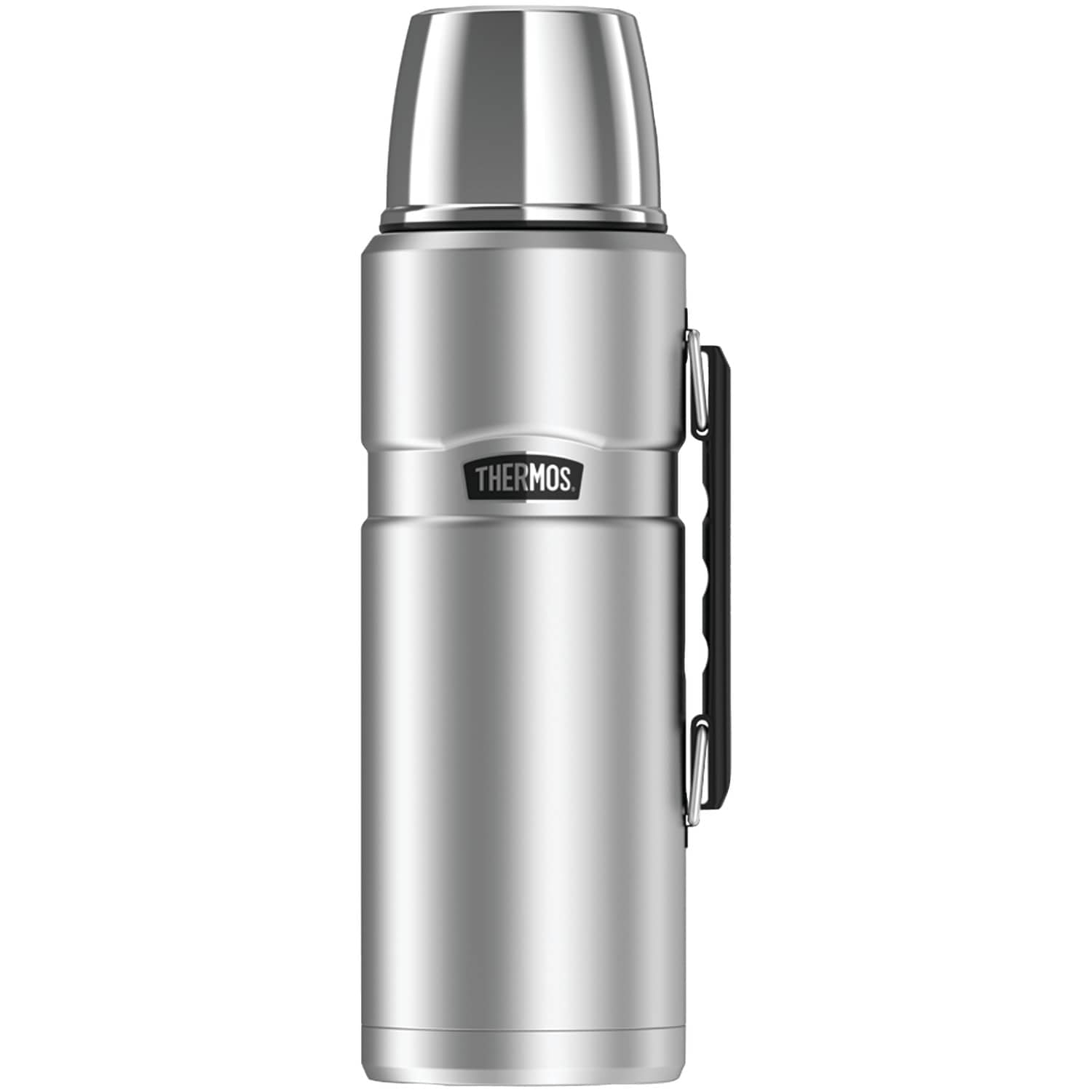 Thermos Stainless King Vacuum Insulated Stainless Steel Beverage Bottle, 2 L, Matte Steel
