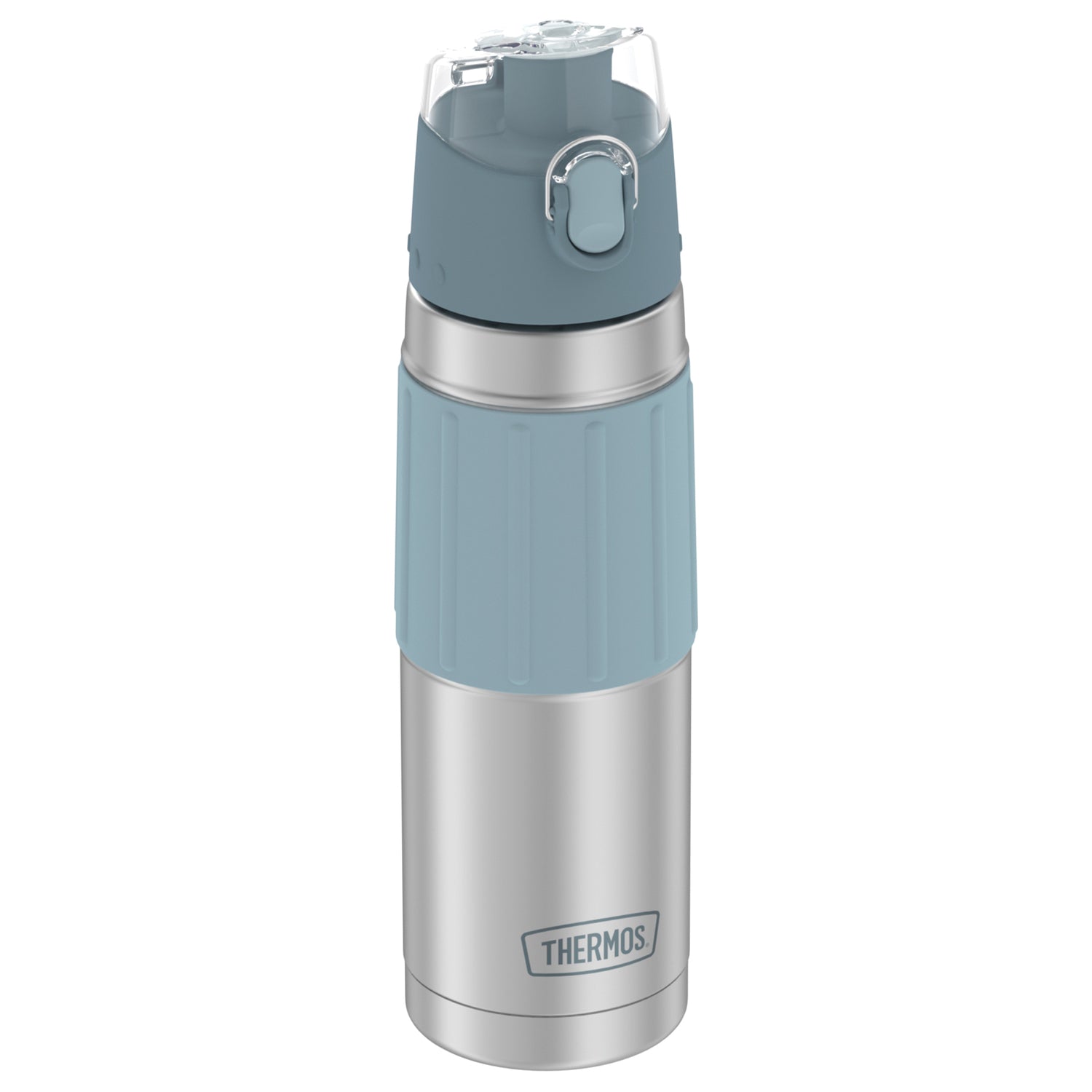 Thermos 18-Ounce Vacuum-Insulated Stainless Steel Hydration Bottle, Gray