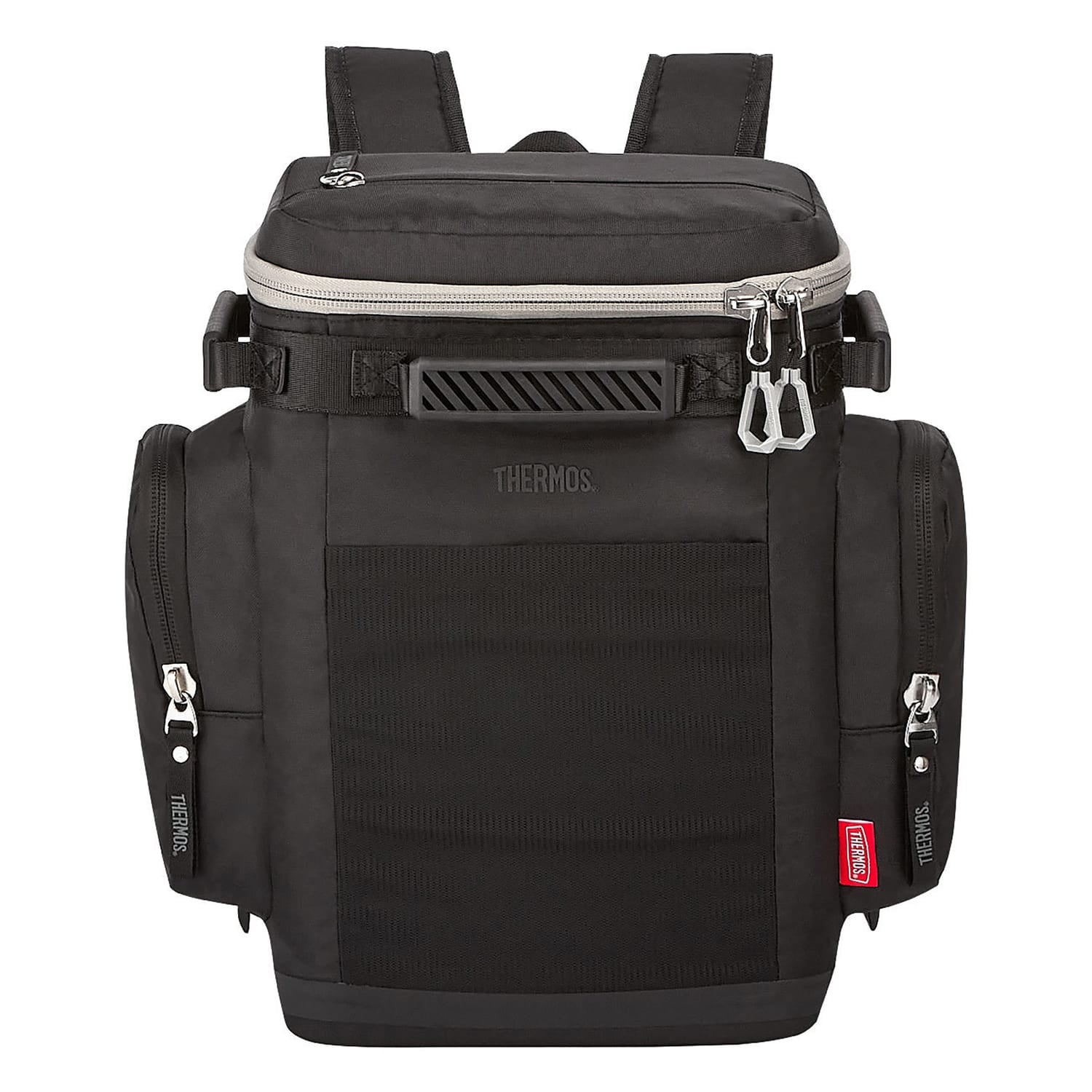 Thermos 18-Can Icon Series Insulated Soft-Sided Backpack Cooler, Granite