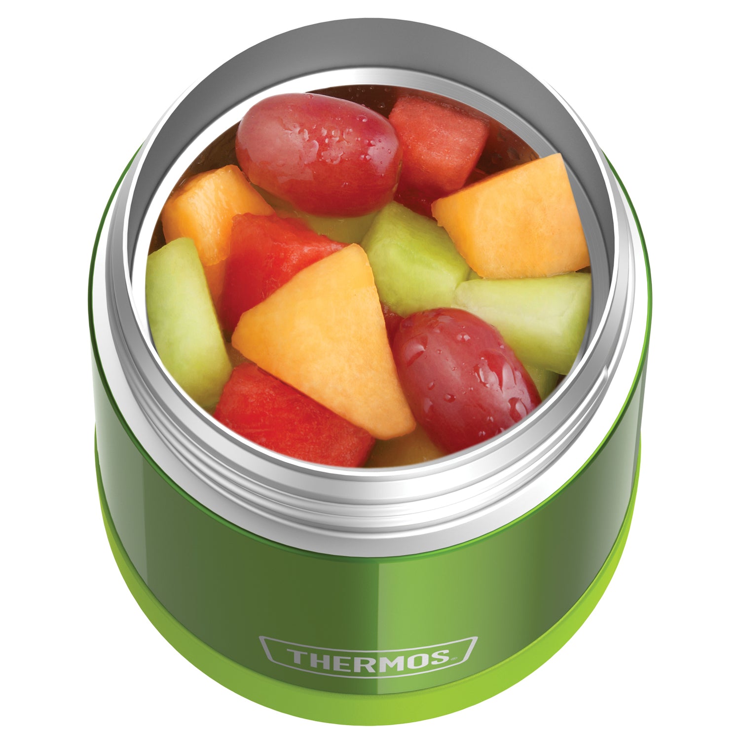 Thermos 10-Ounce FUNtainer Vacuum-Insulated Stainless Steel Food Jar, Lime