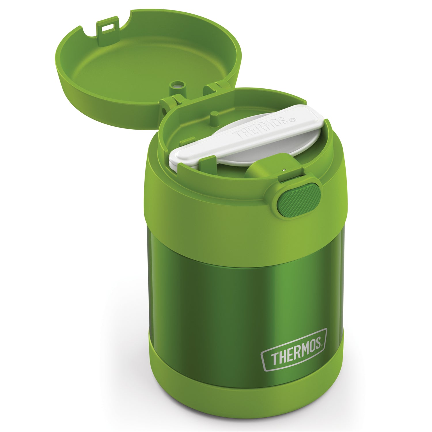 Thermos 10-Ounce FUNtainer Vacuum-Insulated Stainless Steel Food Jar, Lime