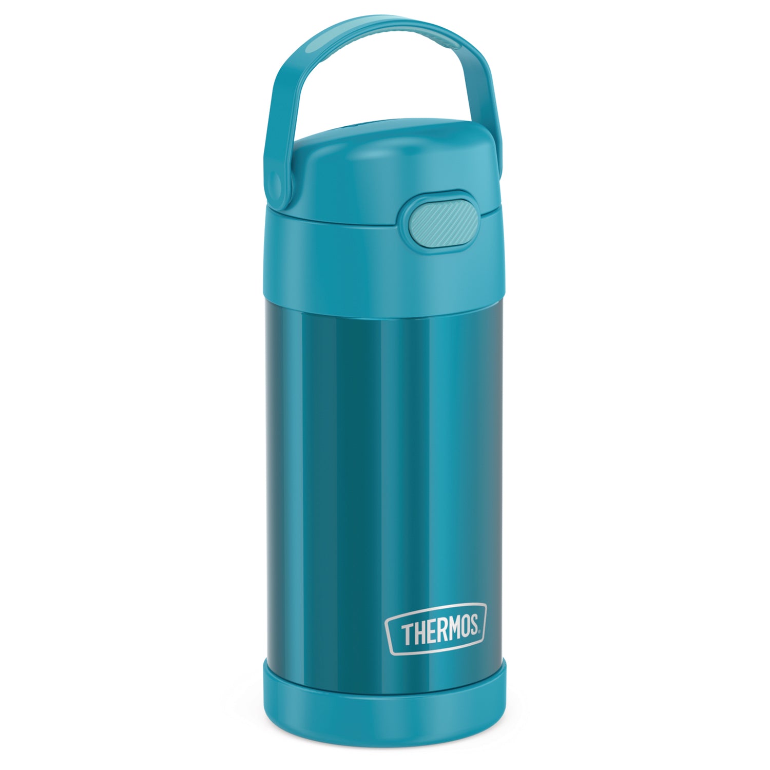 Thermos 12-Ounce FUNtainer Vacuum-Insulated Stainless Steel Bottle, Teal