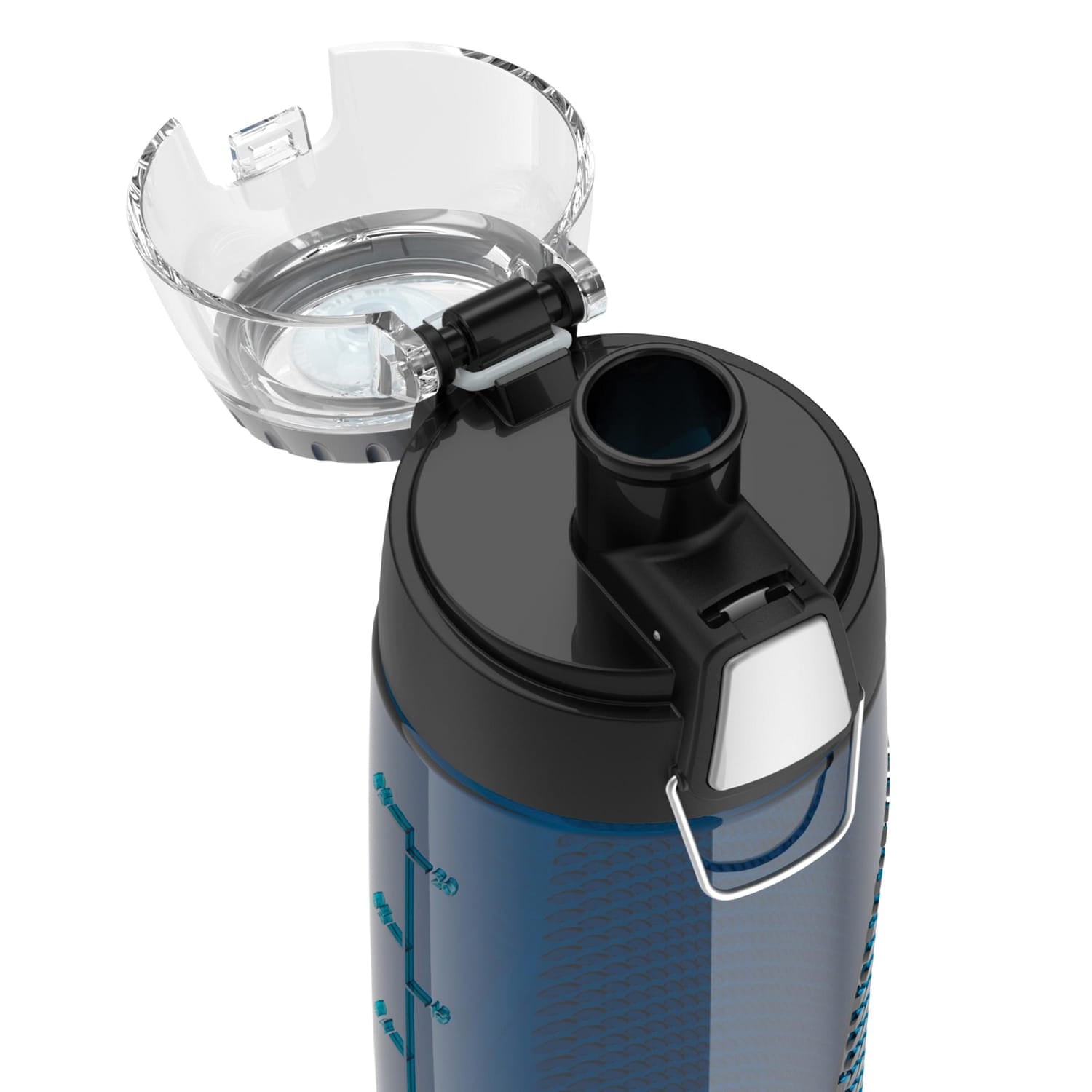 Thermos 24-Oz. Plastic Hydration Bottle with Meter, Midnight Blue