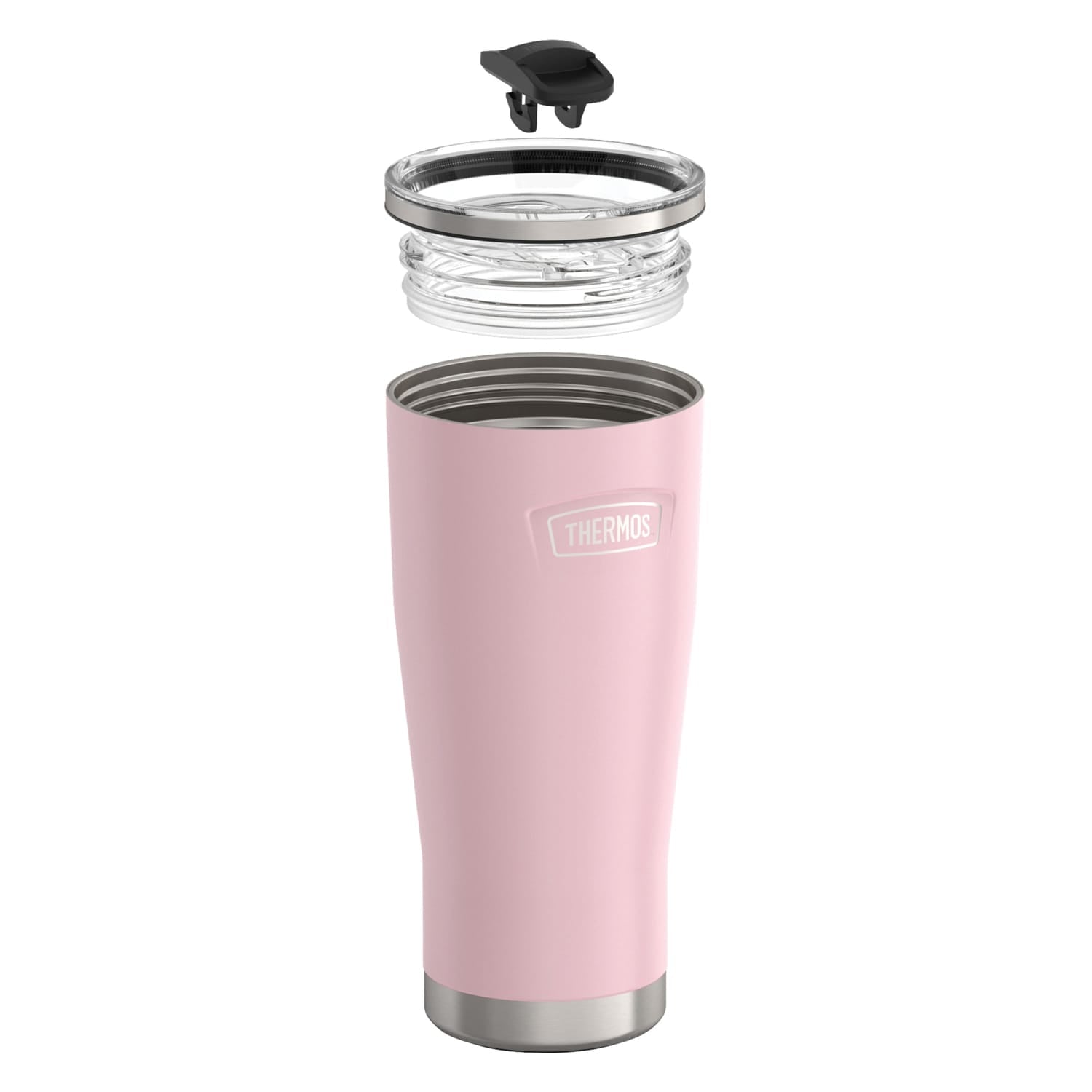 Thermos Icon 24-Oz. Stainless Steel Tumbler with Slide Lock, Sunset Pink