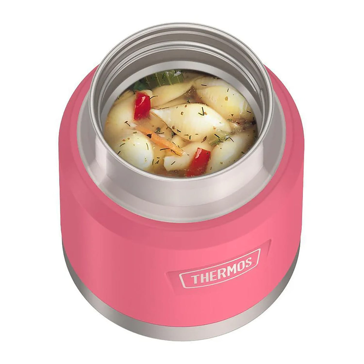 Thermos Icon Series 12-Oz. Stainless Steel Kids Food Jar with Spoon, Hot Pink