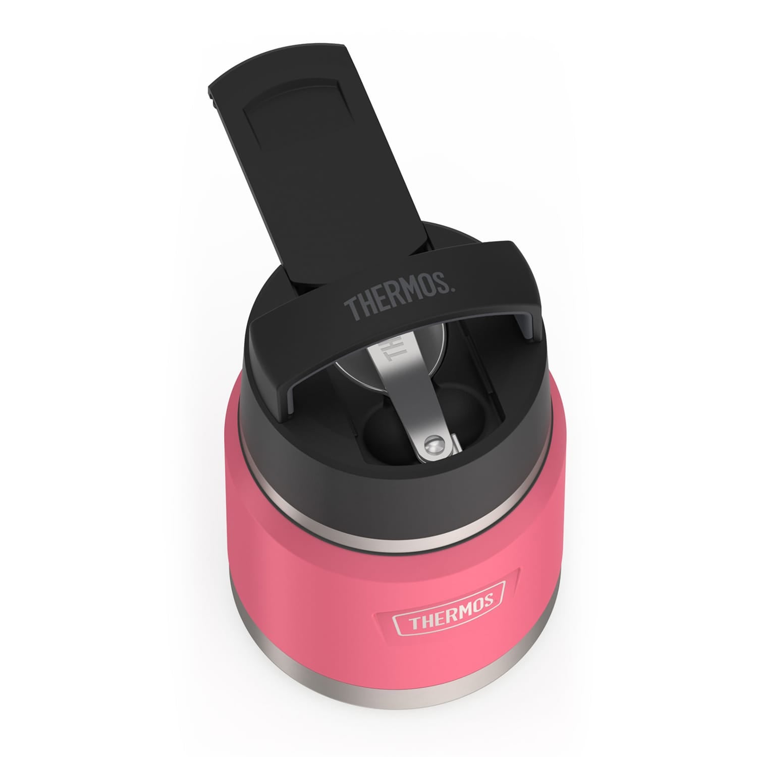 Thermos Icon Series 12-Oz. Stainless Steel Kids Food Jar with Spoon, Hot Pink