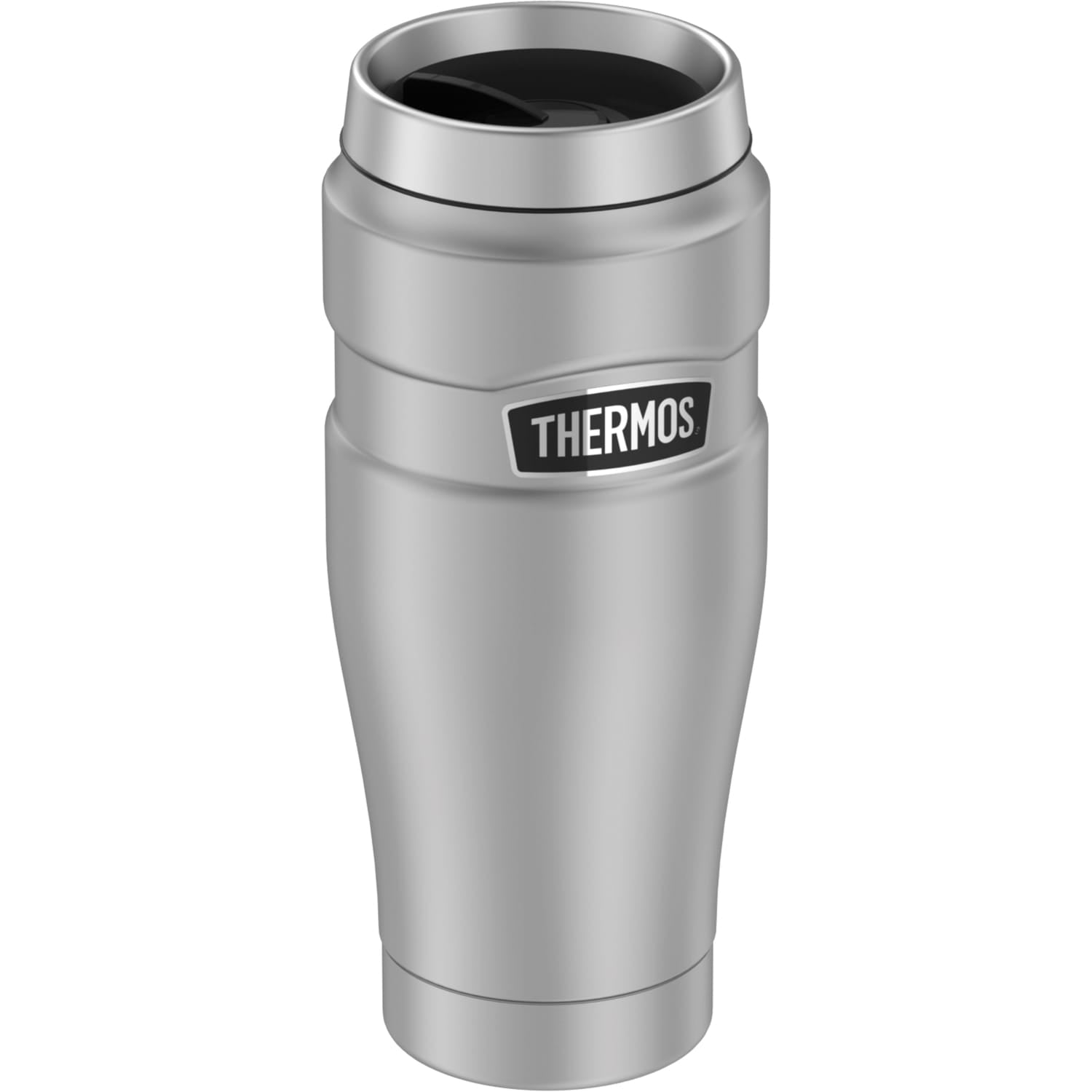 Thermos 16-Ounce Stainless King Vacuum-Insulated Stainless Steel Travel Tumbler, Matte Steel