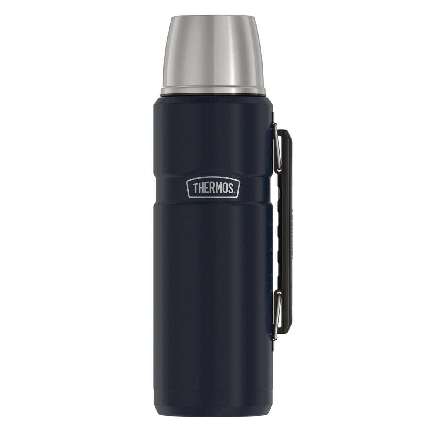 Thermos Stainless King Vacuum Insulated Stainless Steel Beverage Bottle, 1.2 L, Matte Blue