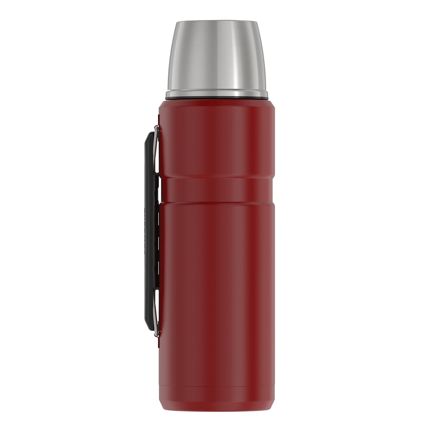 Thermos Stainless King Vacuum Insulated Stainless Steel Beverage Bottle, 1.2 L, Red