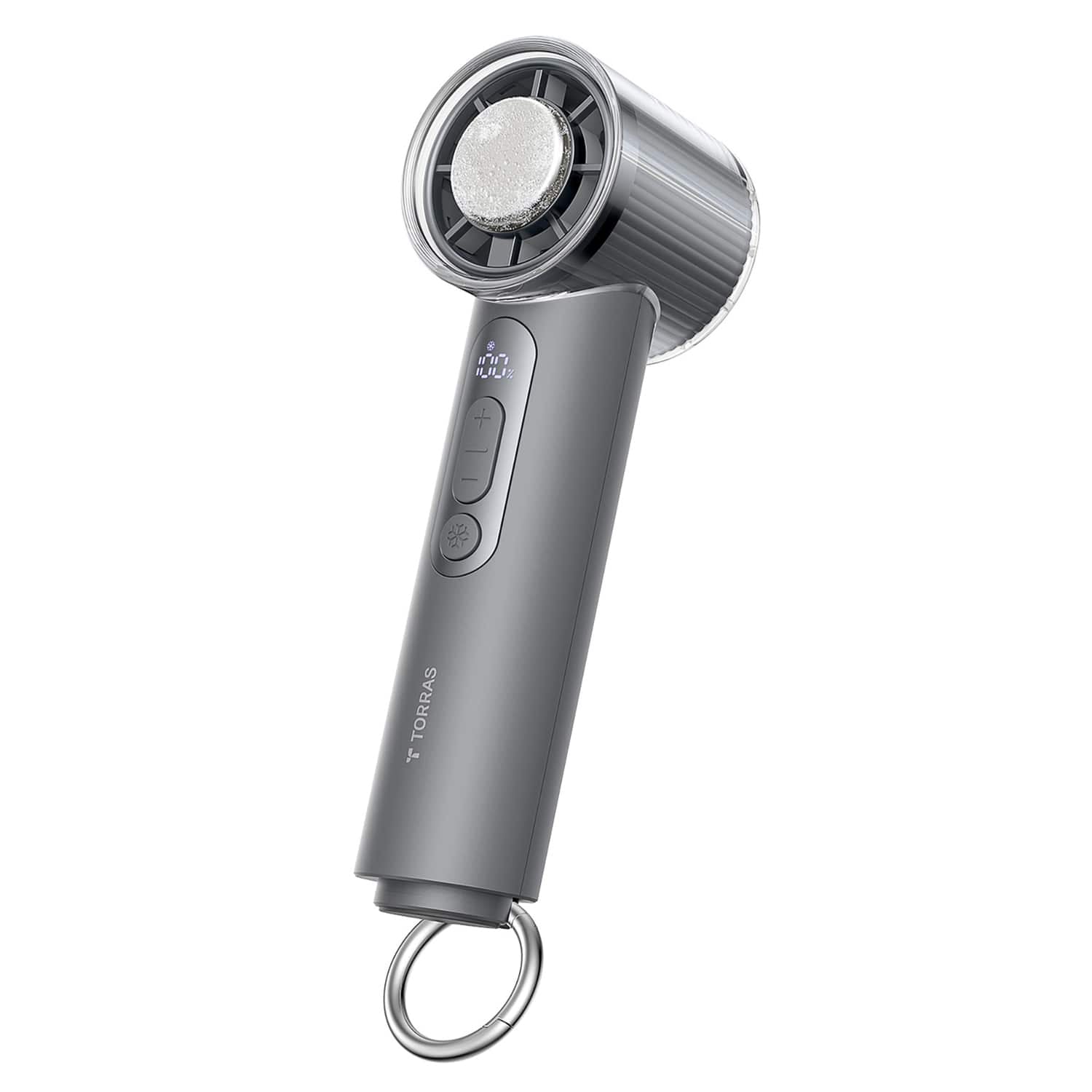Torras COOLiFY iva Handheld High-Speed Portable Fan with 4900-mAh Battery, Charcoal