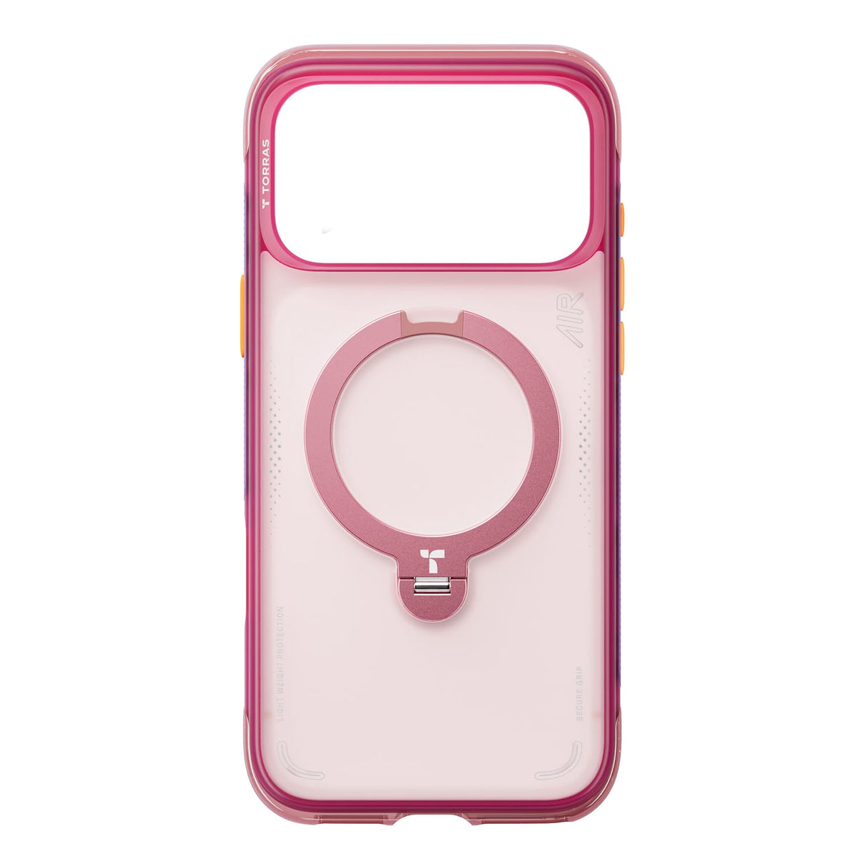 Torras iPhone 17 Pro Ostand Spin Air Case, Neon Sunset