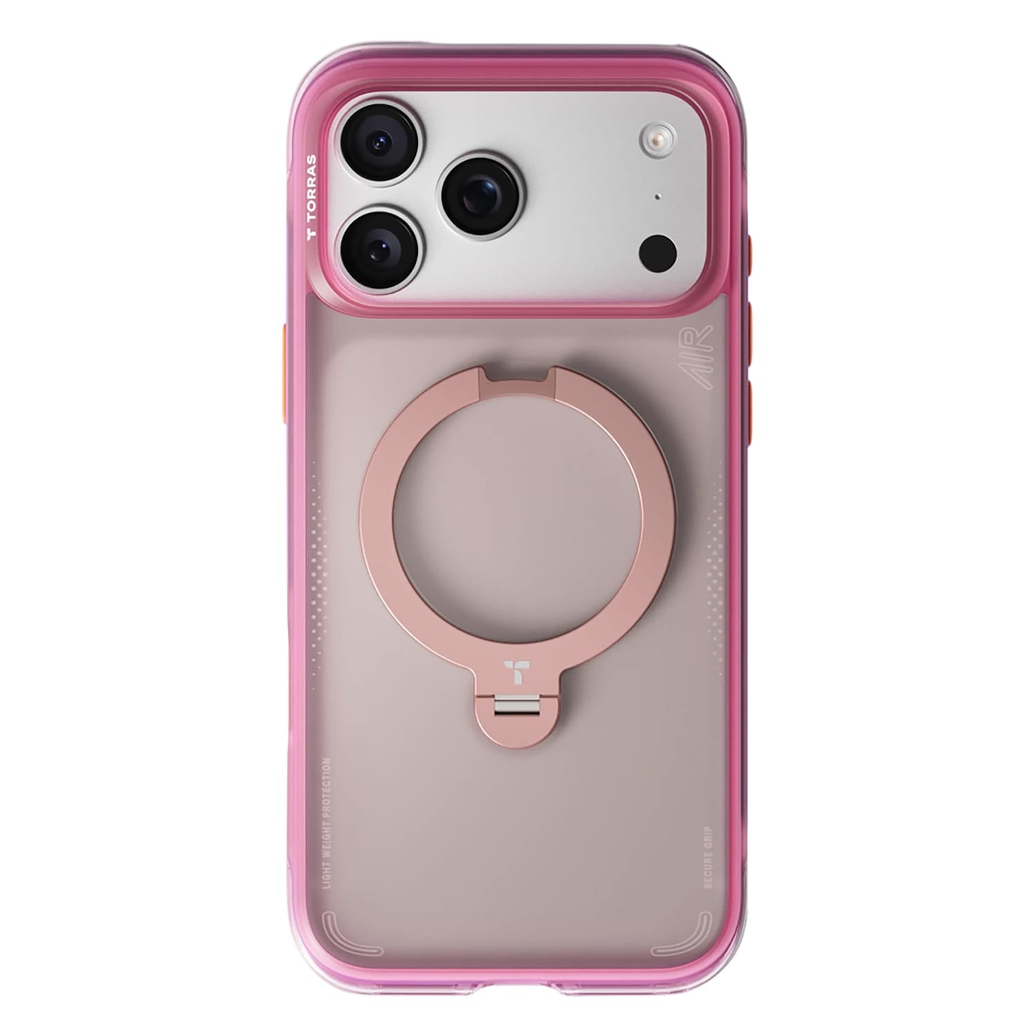 Torras iPhone 17 Pro Ostand Spin Air Case, Neon Sunset