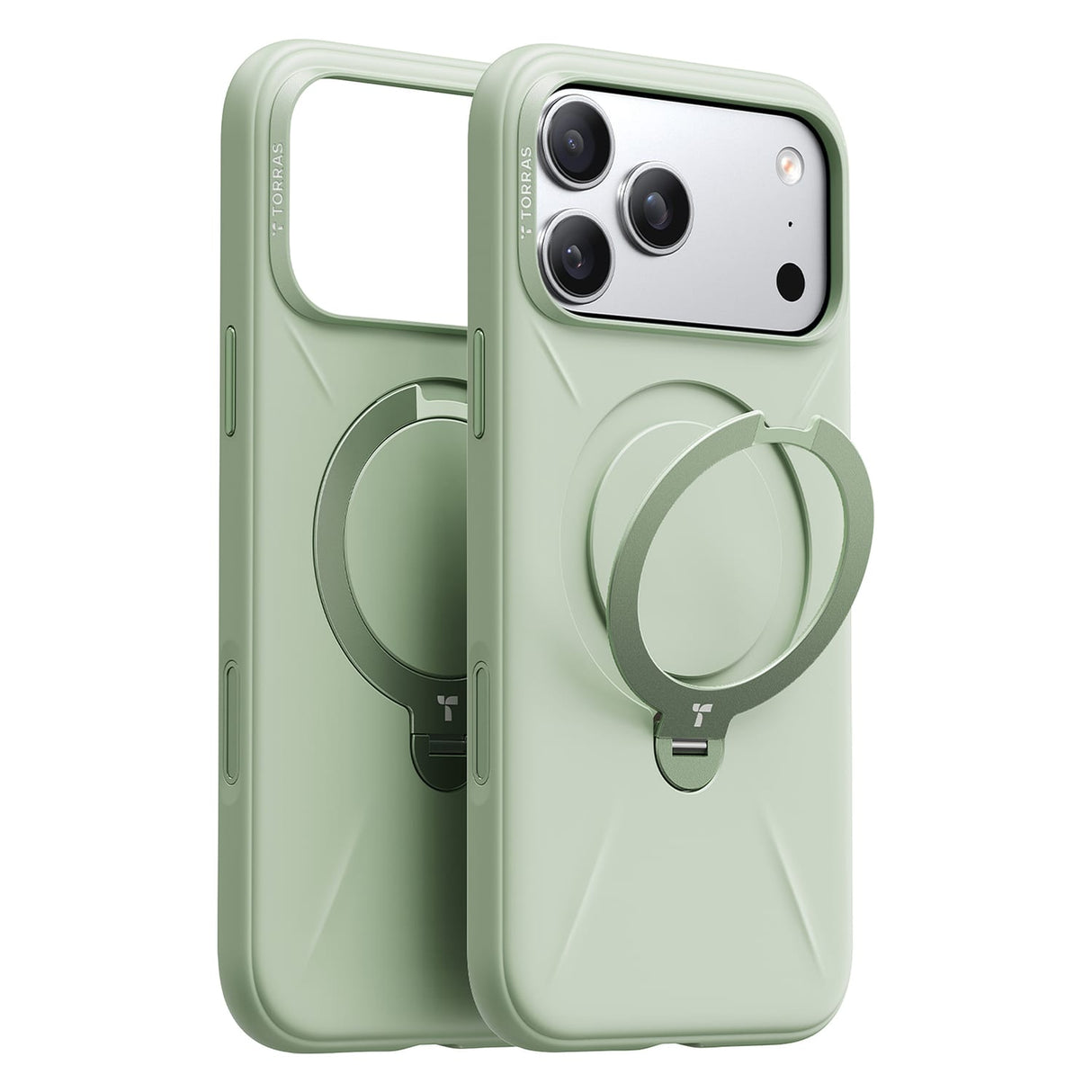 Torras Ostand Q3 Silicone Case, iPhone 17 Pro Max