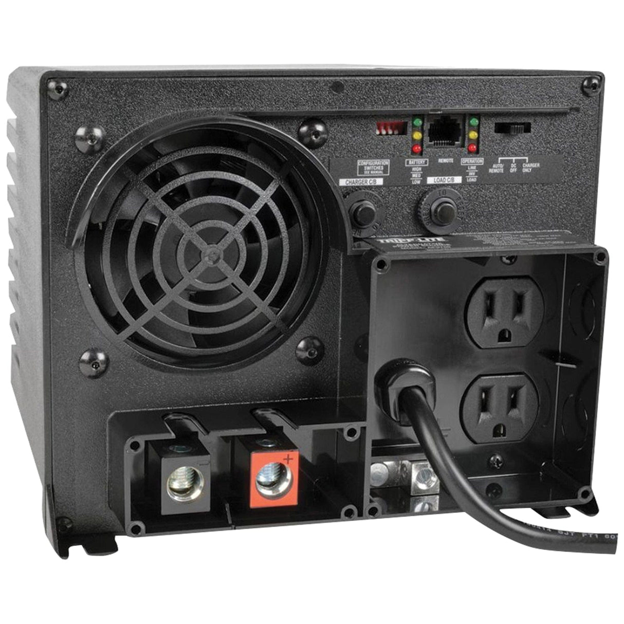 Tripp Lite by Eaton 2 AC-Outlet 750-Watt-Continuous PowerVerter APS Inverter/Charger with Auto-Transfer Switching, APS750