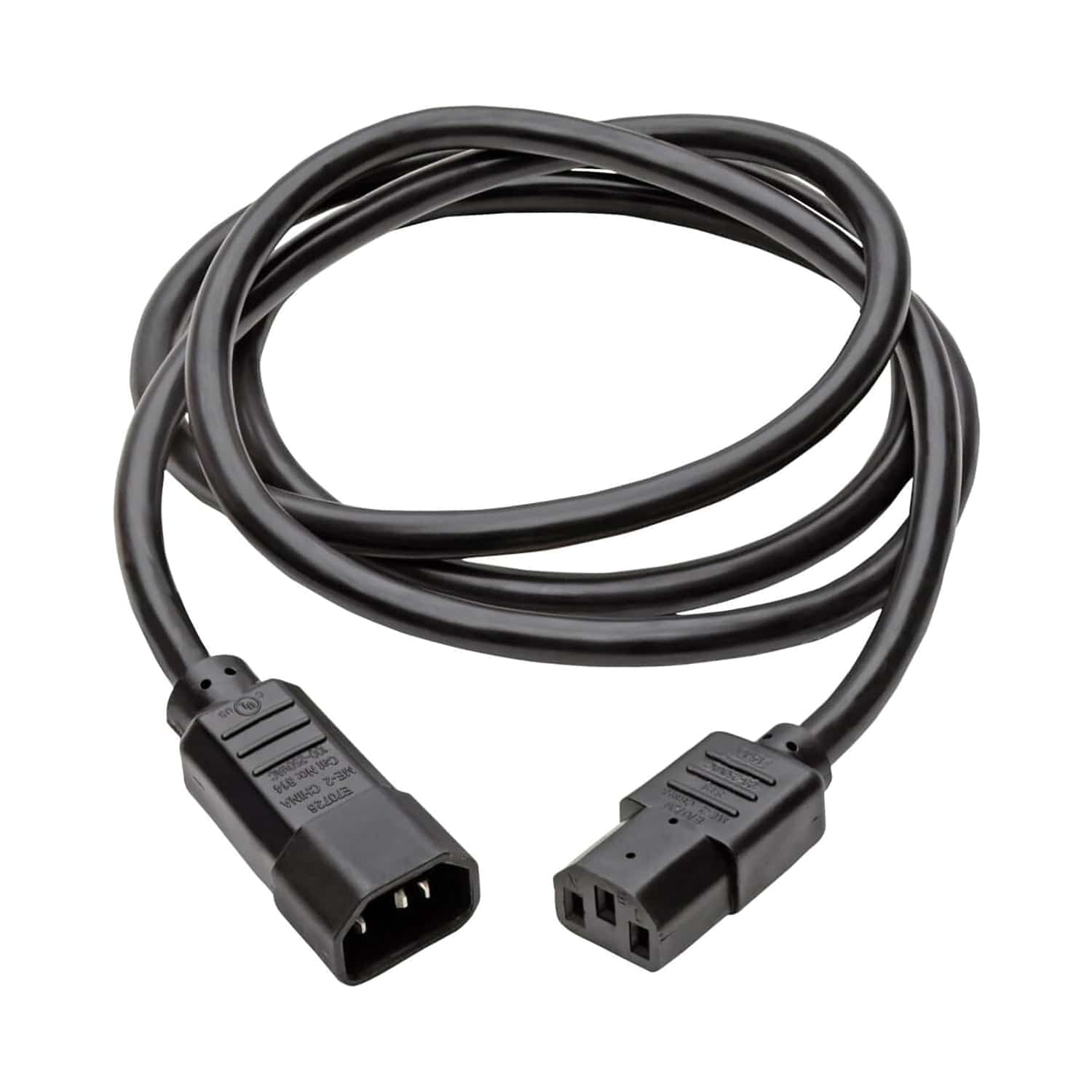 Tripp Lite by Eaton Heavy-Duty PDU C13-to-C14 Power Cord, 6 Ft., P005-006