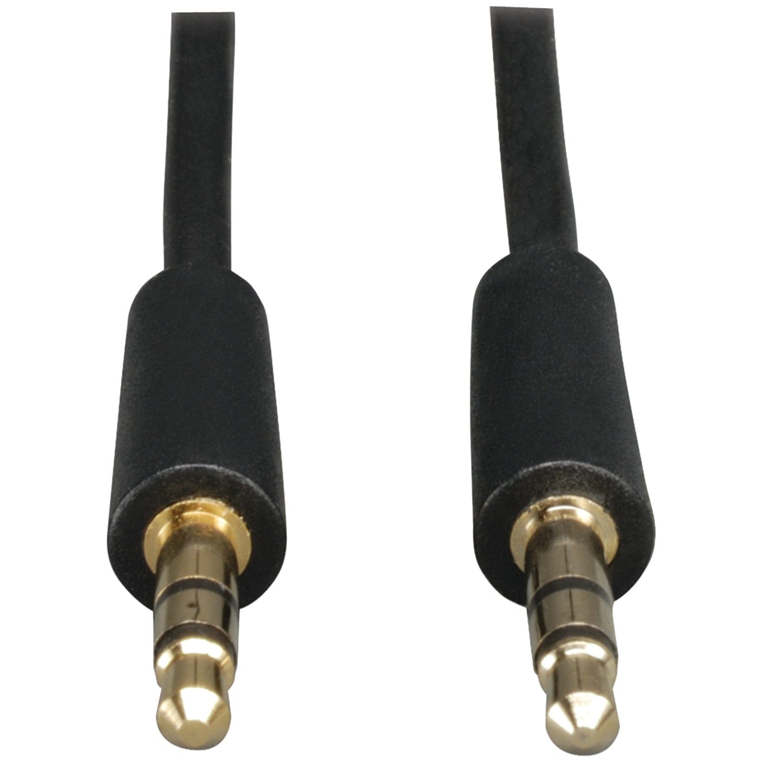 Tripp Lite by Eaton 3.5-mm Male/Male Stereo Cable for Microphones, Speakers, and Headphones, Black, 3 Ft.