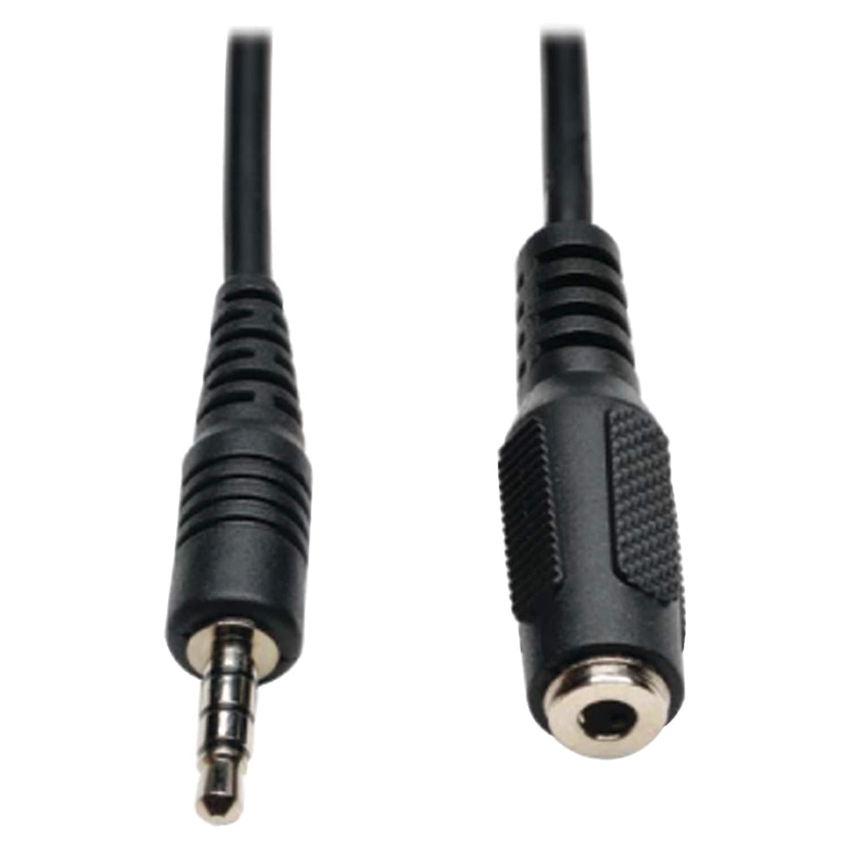 Tripp Lite by Eaton 3.5-mm Male/Female 4-Position TRRS Stereo Headset Audio Extension Cable, 6 Ft., Black, P318-006-MF