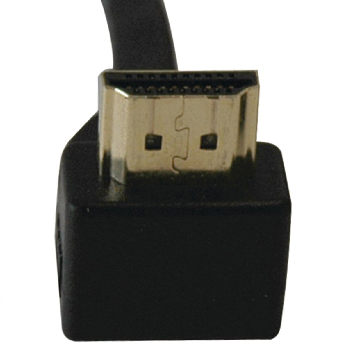 Tripp Lite by Eaton 1080p Male/Male High-Speed HDMI Gold Cable with Right-Angled Connectors, Black, 6 Ft., P568-006