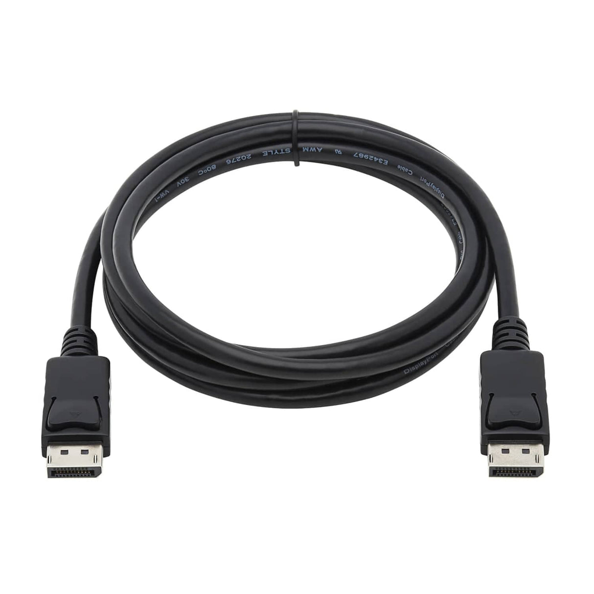 Tripp Lite by Eaton 4K at 60 Hz DisplayPort 1.2 Male/Male Cable with Latches, Black, 10 Ft.