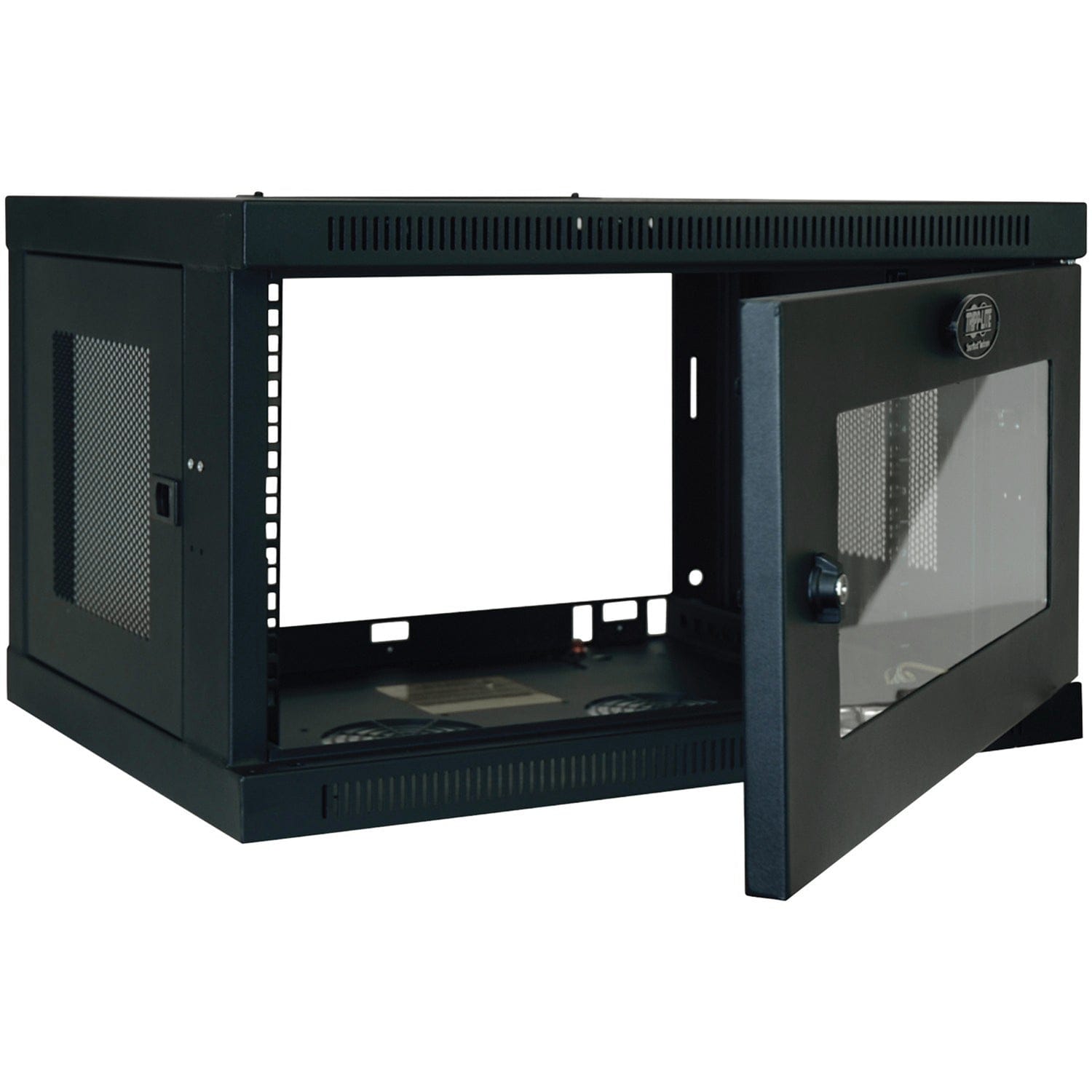 Tripp Lite by Eaton SmartRack 6U Low-Profile Switch-Depth Wall-Mount Mini Rack Enclosure Cabinet with Clear Acrylic Window, SRW6UG
