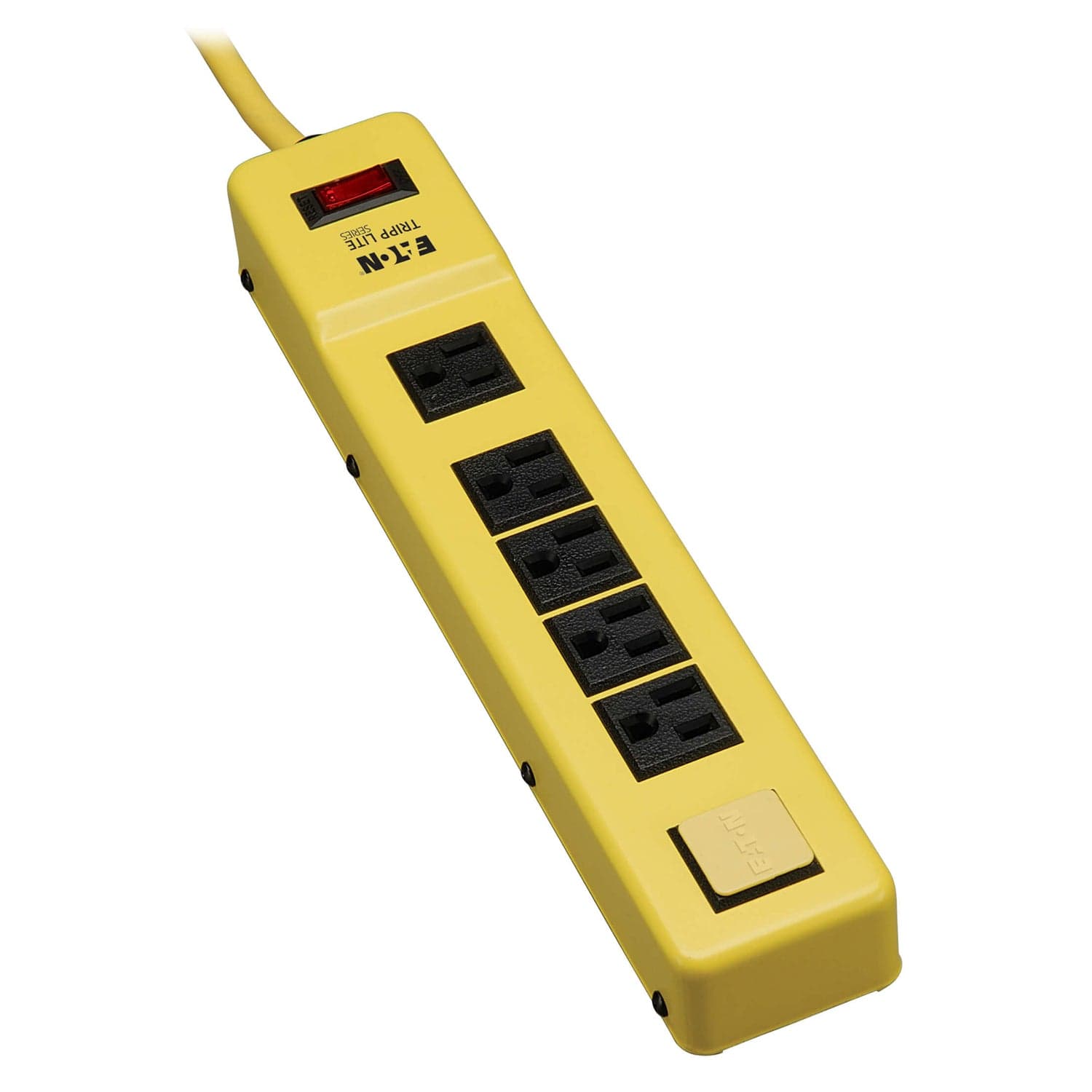 Tripp Lite by Eaton 6-AC Outlet Power It Power Strip with Safety Covers, 6-Ft. Cord with Straight Plug, TLM626NS