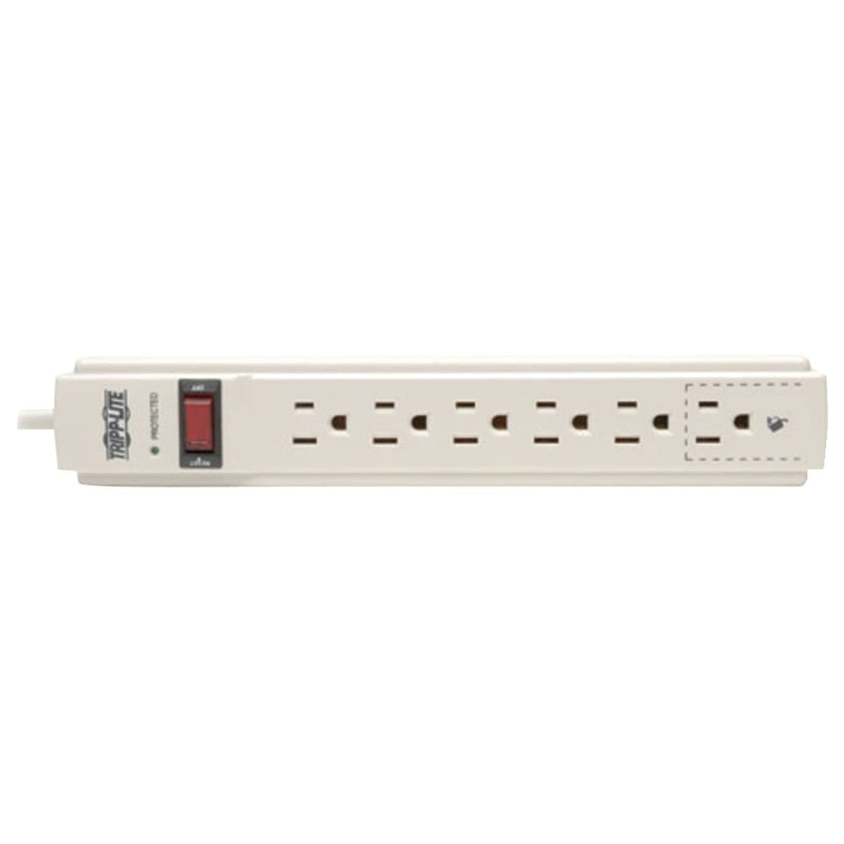 Tripp Lite by Eaton 6-AC Outlet 790-Joules Protect It! Surge Protector Power Strip, 4-Ft. Cord with Straight Plug, TLP604