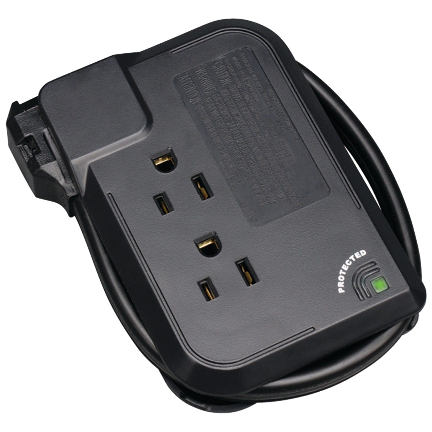 Tripp Lite by Eaton 3-AC Outlet and 2-USB Port 1050-Joules Protect It! Travel-Size Surge Protector Power Strip, 18-In. Cord, TRAVELER3USB