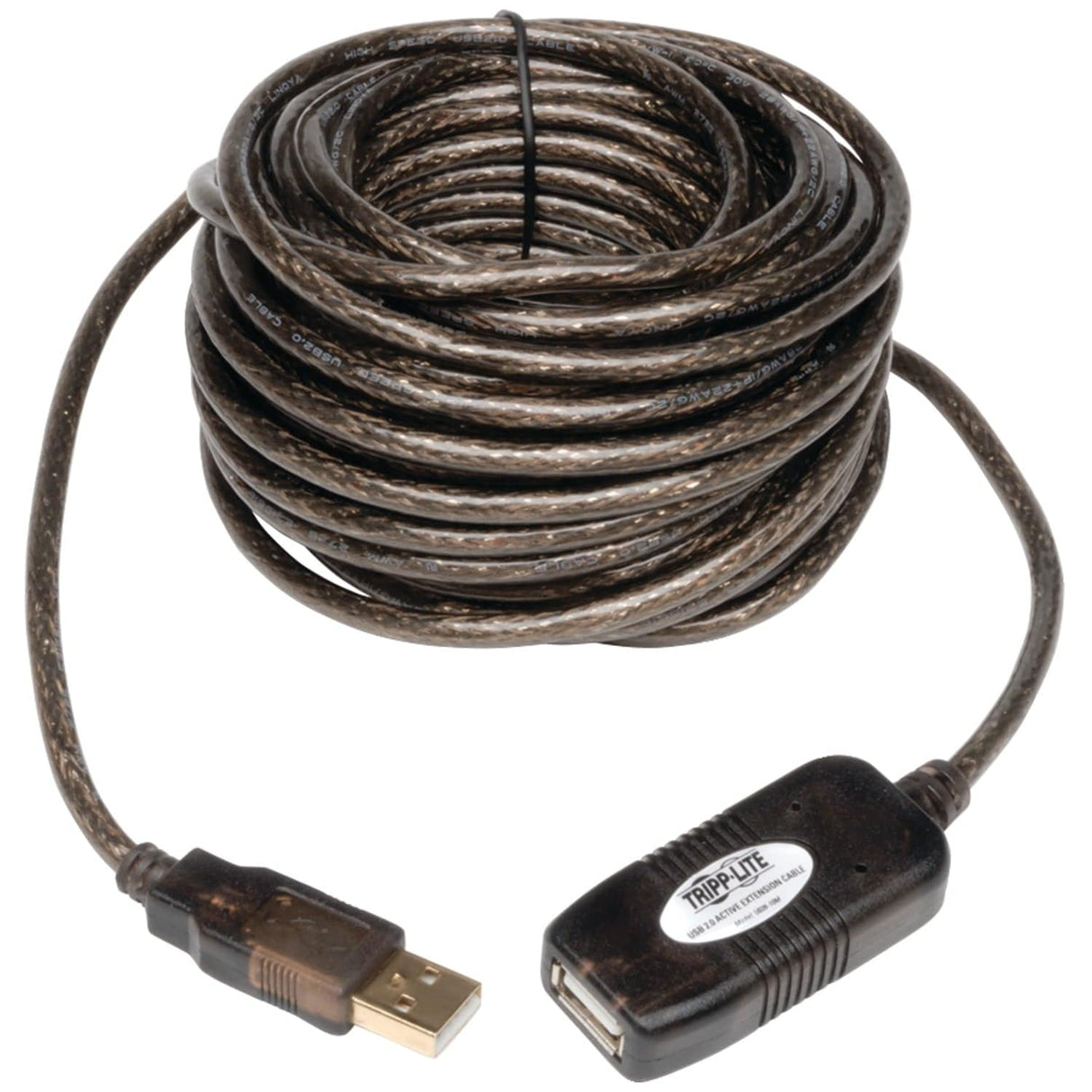 Tripp Lite by Eaton USB 2.0 Active Extension Cable, USB-A Male/Female, 32.8 Ft., U026-10M