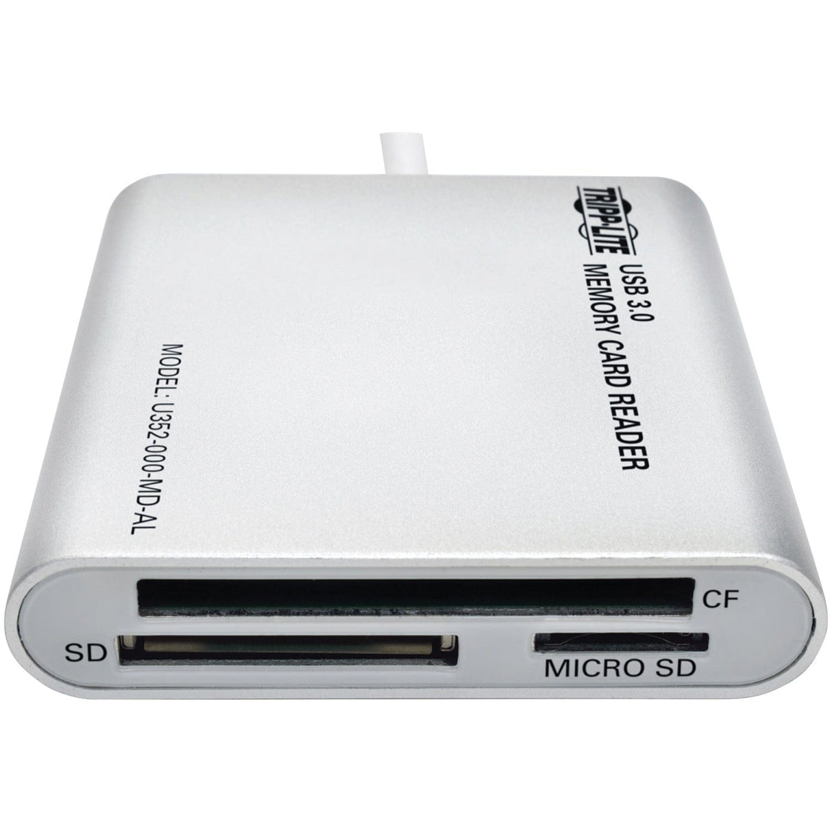 Tripp Lite by Eaton SuperSpeed USB 3.0 Multi-Drive Memory Card Reader/Writer, Aluminum Case, U352-000-MD-AL