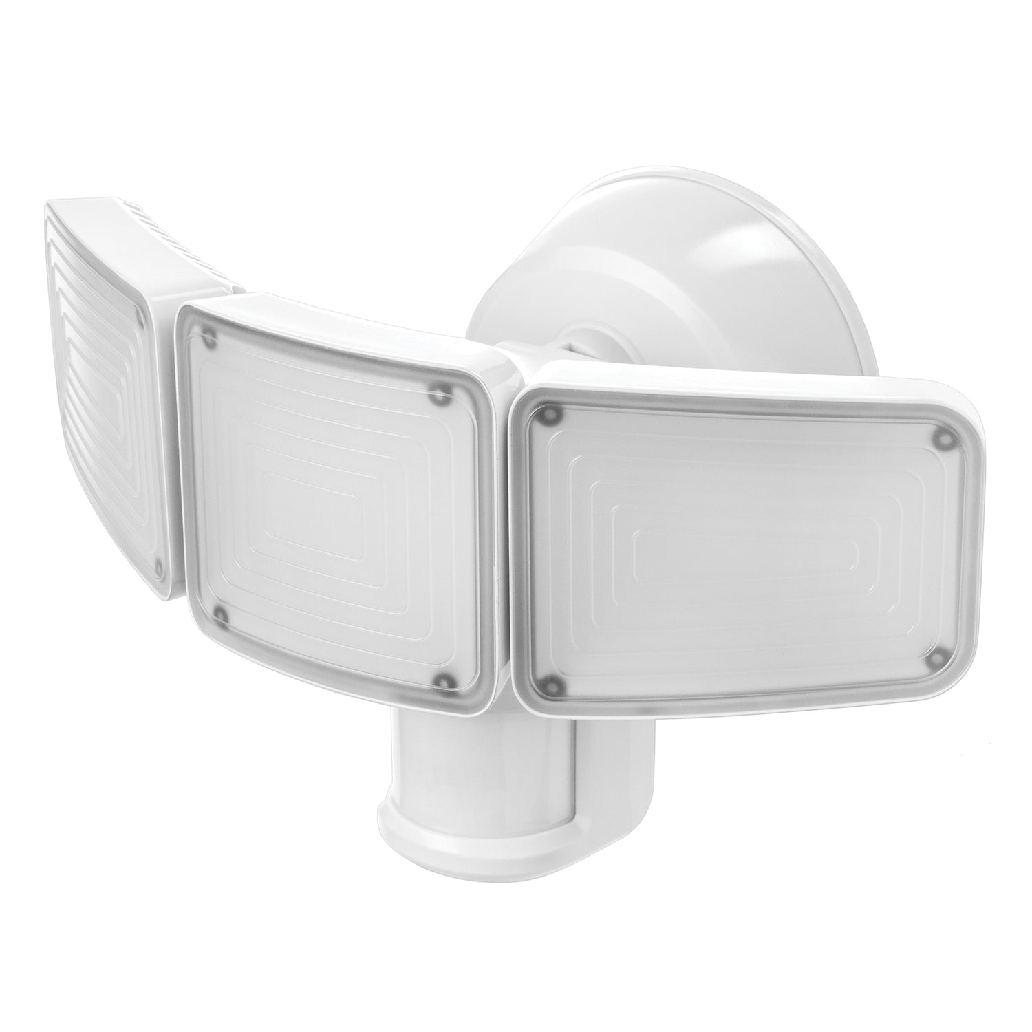 Home Zone Security 3500-Lumen Triple-Head Ultrabright LED Security Light